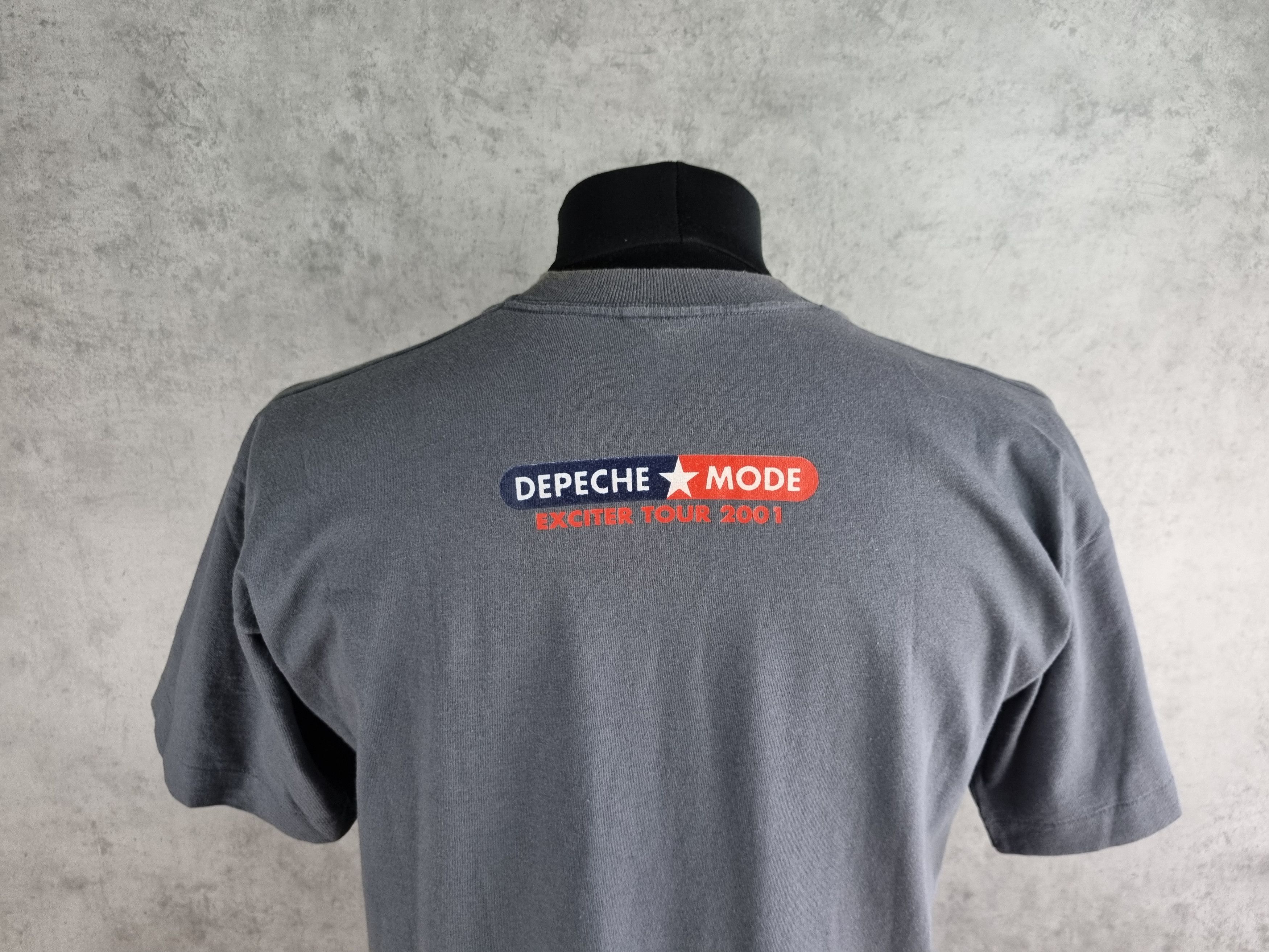 Band Tees × Vintage Depeche Mode Exciter Tour 2001 Tee Shirt Size US L / EU 52-54 / 3 - 5 Thumbnail