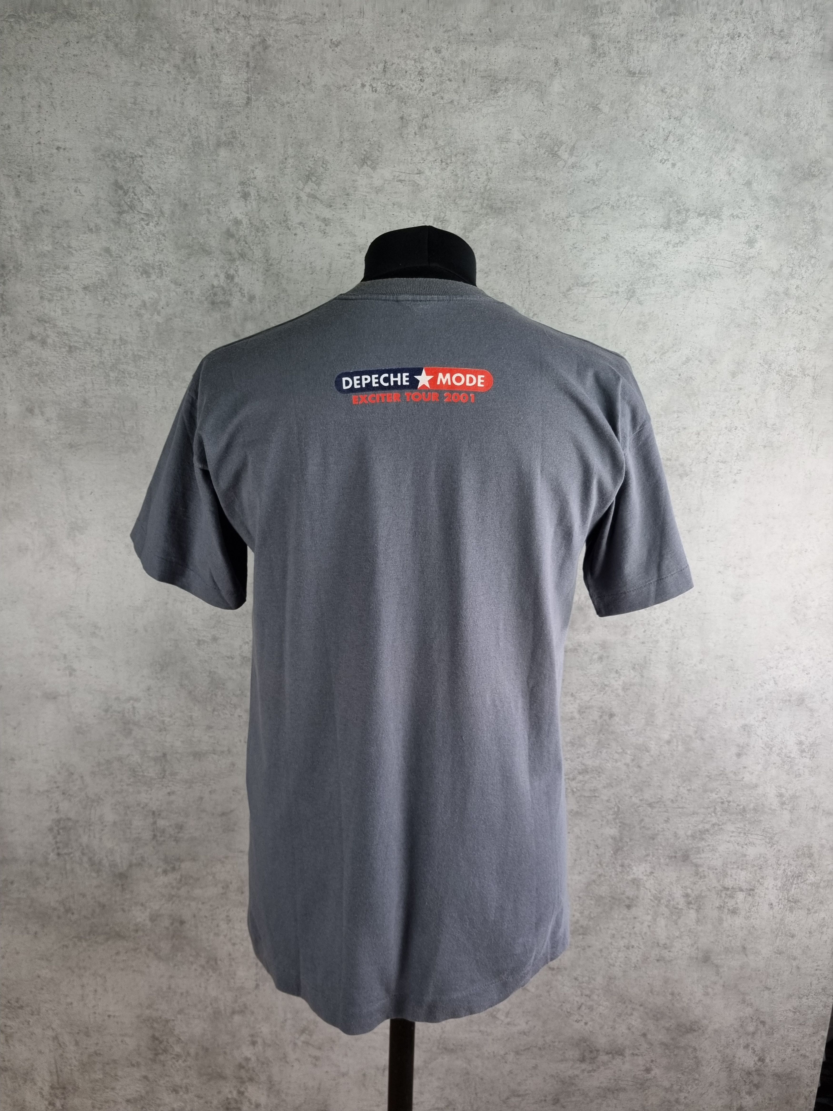 Band Tees × Vintage Depeche Mode Exciter Tour 2001 Tee Shirt Size US L / EU 52-54 / 3 - 4 Thumbnail