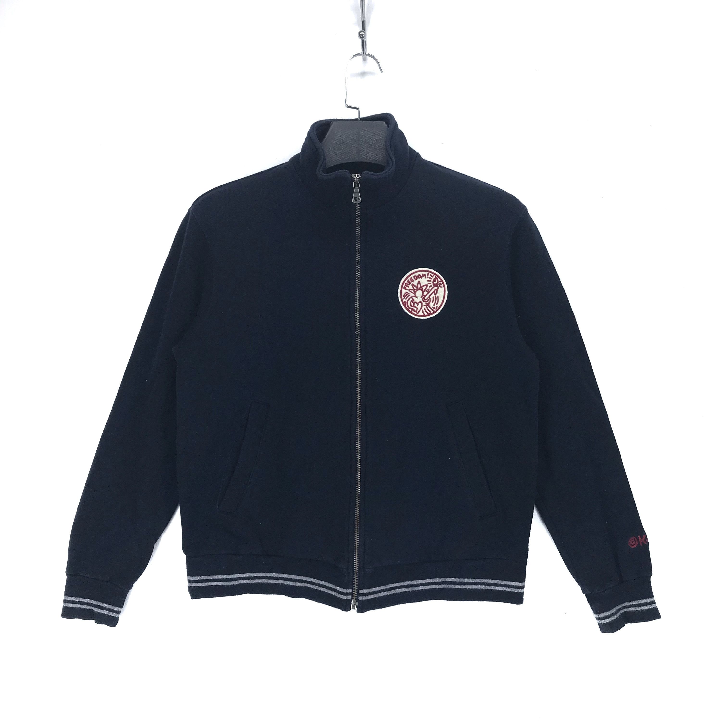 Keith Haring Uniqlo X Keith Haring Zip Up Turtle Neck Sweater #1951-85 Size US S / EU 44-46 / 1 - 1 Thumbnail