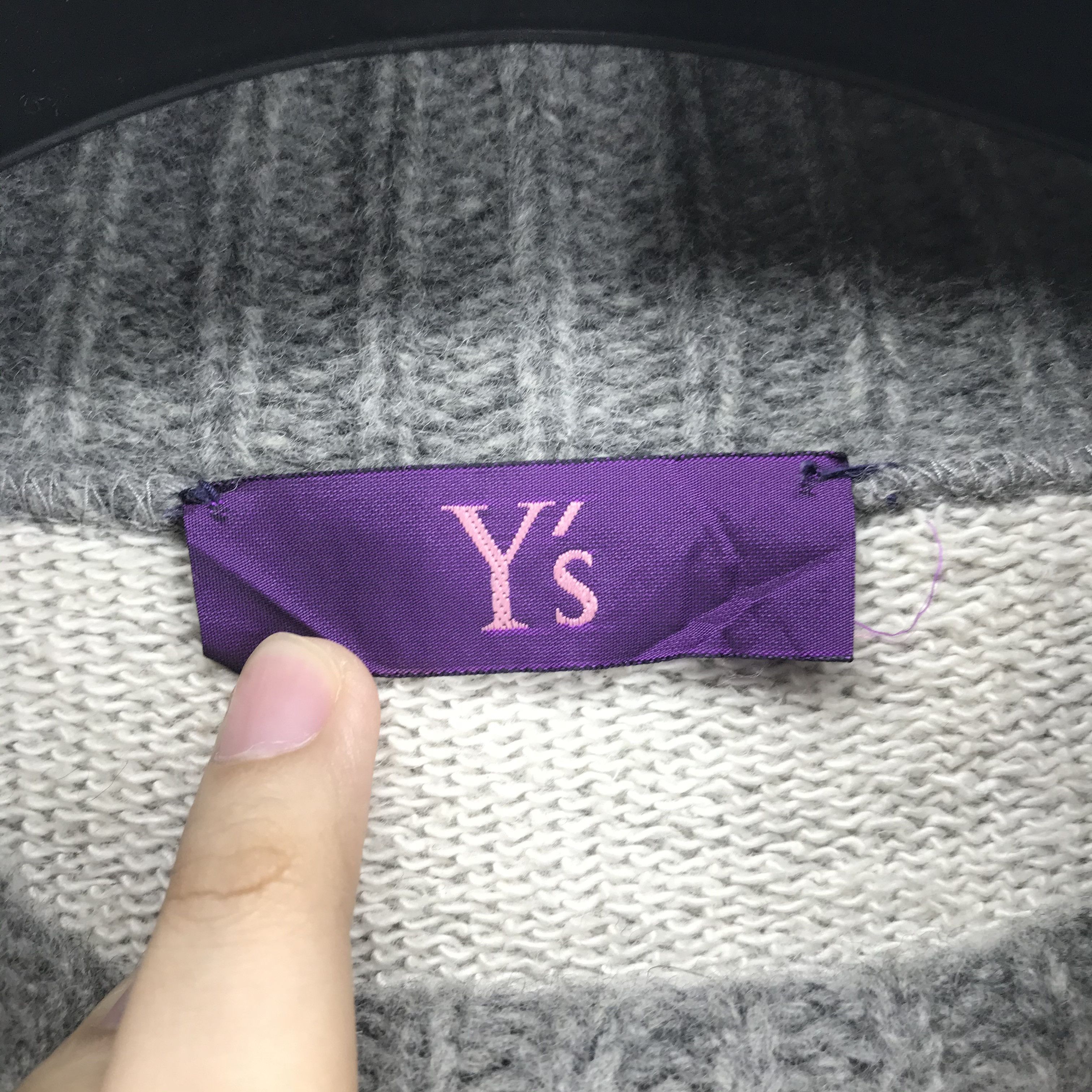 Y's Y's Sleeve Hybrid Knit Sweater #2326-91 Size M / US 6-8 / IT 42-44 - 8 Thumbnail