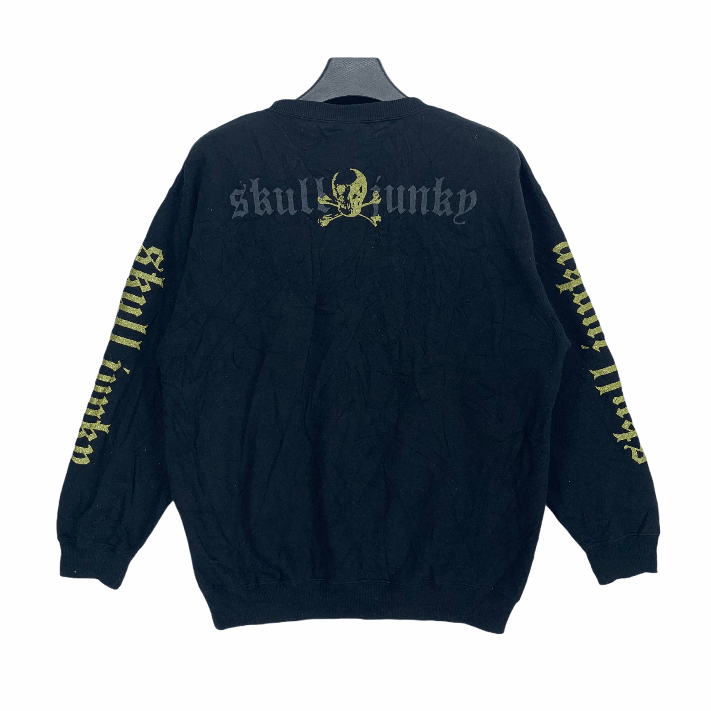 Japanese Brand Skull Junky Printed Big Logo Sweatshirt #2877-86 Size US L / EU 52-54 / 3 - 6 Thumbnail
