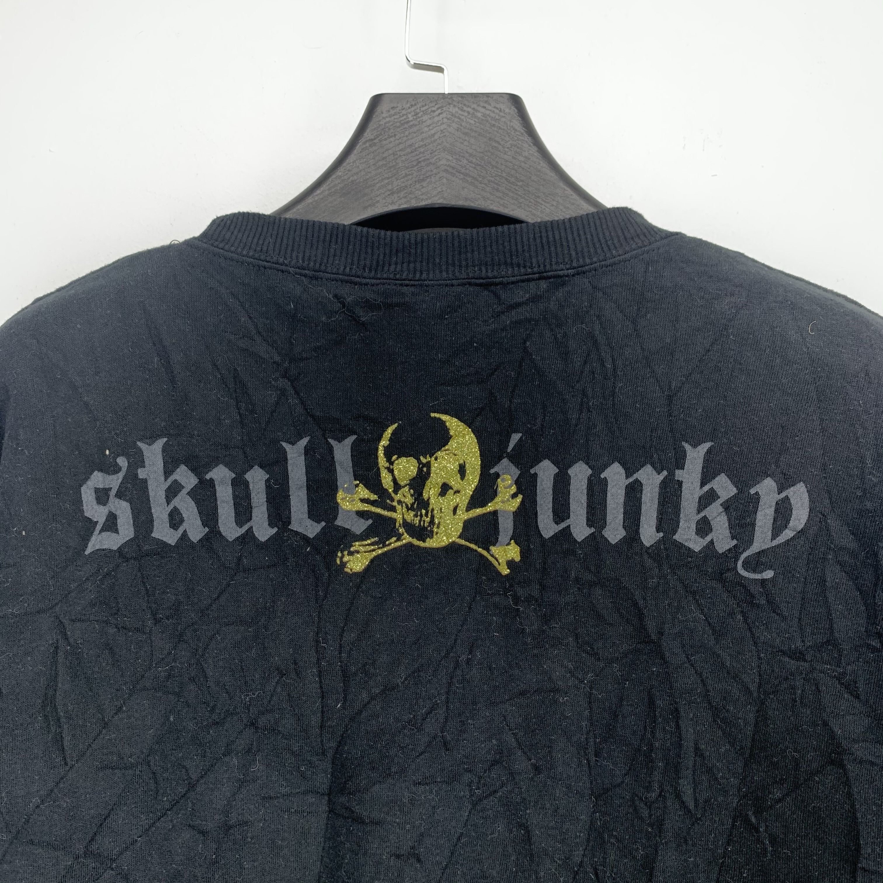 Japanese Brand Skull Junky Printed Big Logo Sweatshirt #2877-86 Size US L / EU 52-54 / 3 - 7 Thumbnail