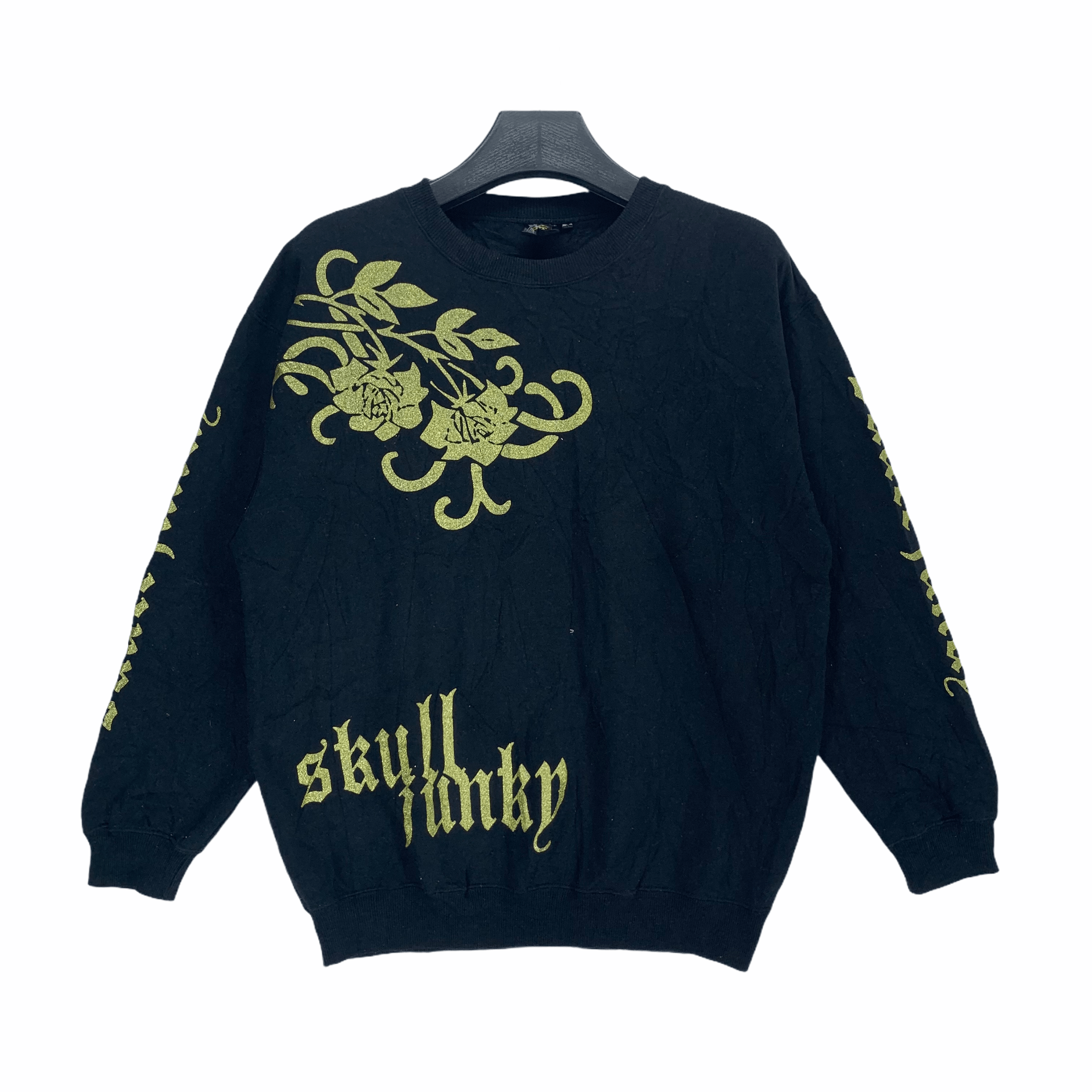 Japanese Brand Skull Junky Printed Big Logo Sweatshirt #2877-86 Size US L / EU 52-54 / 3 - 1 Thumbnail