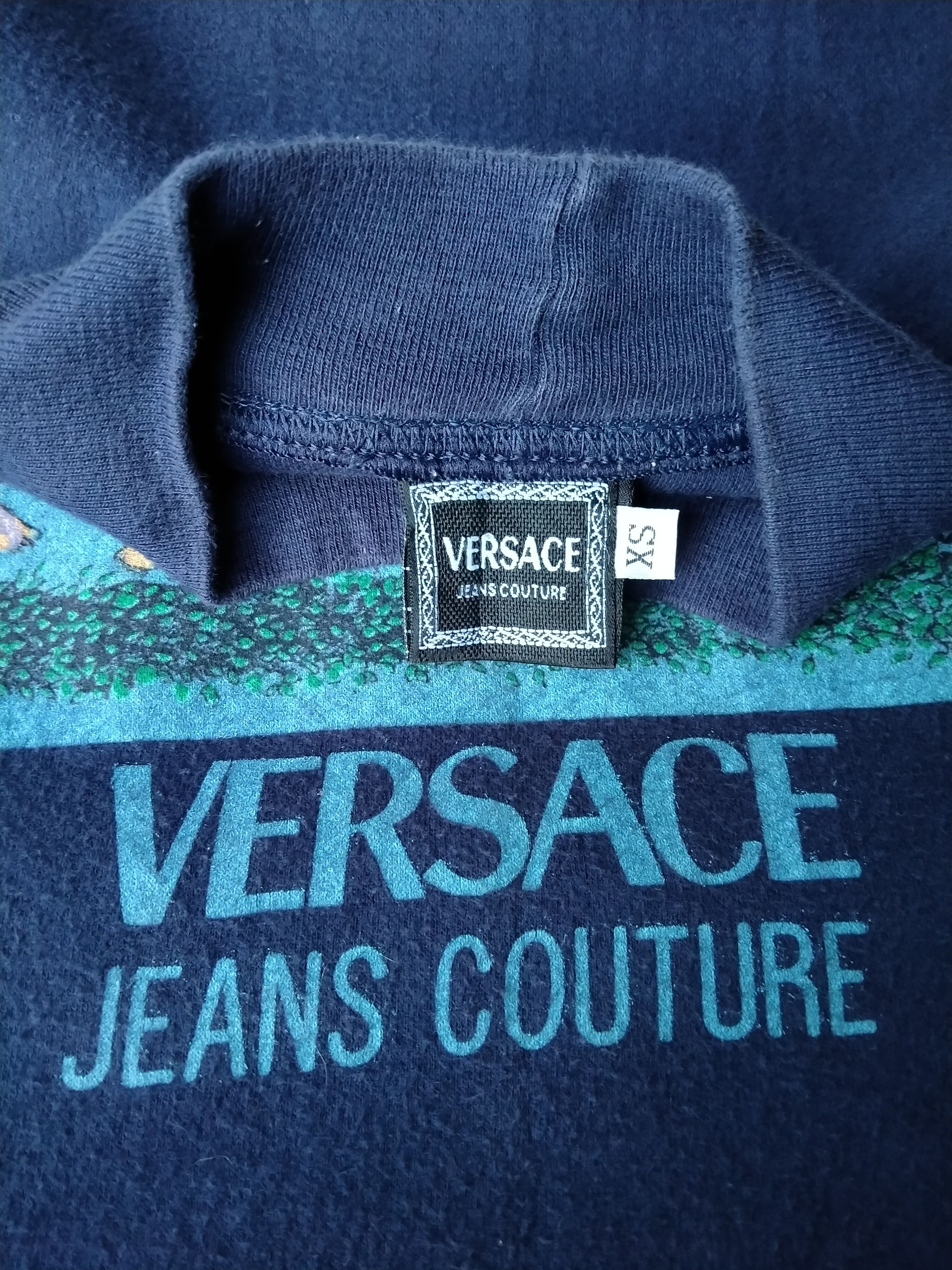 Versace Vintage 80s Versace Angel Jeans Couture Pullover Sweatshirt Size US M / EU 48-50 / 2 - 8 Thumbnail