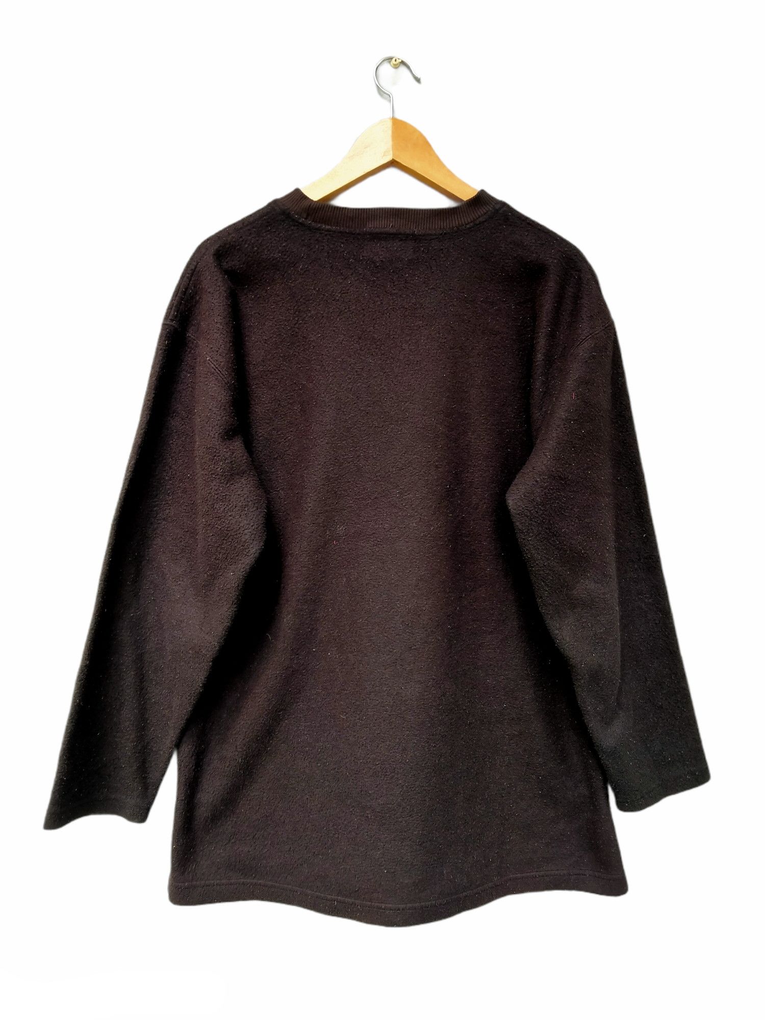 Krizia Uomo Vintage Basic by Krizia Fleece Embroidery Size US L / EU 52-54 / 3 - 3 Thumbnail