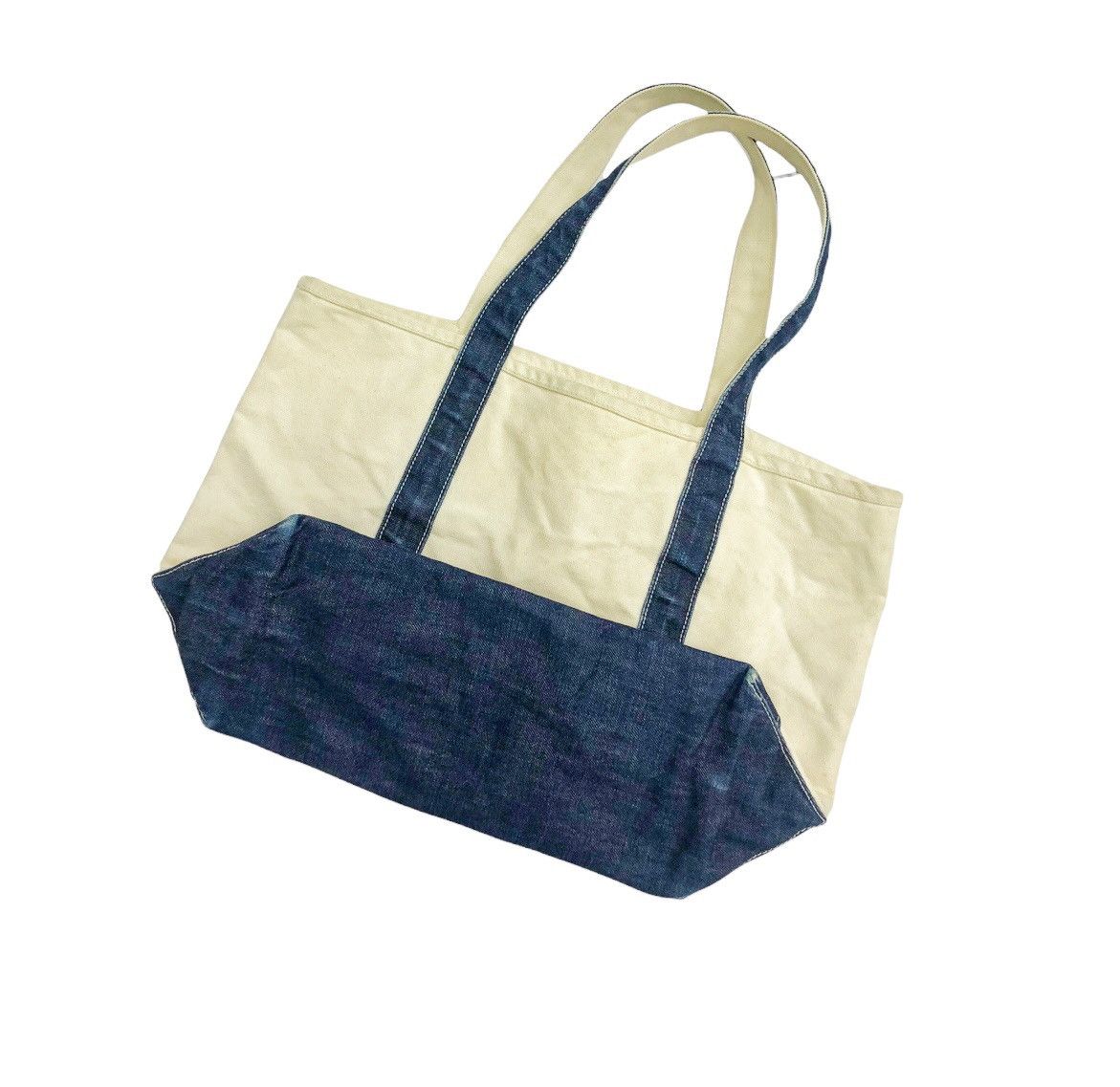 Momotaro Jeans Momotaro Japan Khaki Canvas Shopper Bag Size ONE SIZE - 9 Thumbnail
