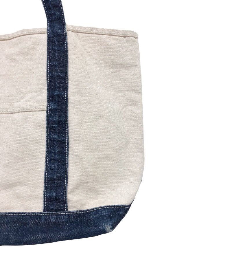 Momotaro Jeans Momotaro Japan Khaki Canvas Shopper Bag Size ONE SIZE - 3 Thumbnail