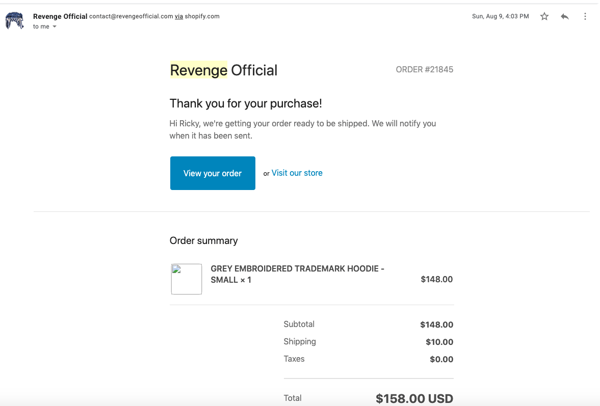 Playboy × Revenge Revenge x Playboy Grey Embroidered Trademark Hoodie Size US S / EU 44-46 / 1 - 8 Thumbnail