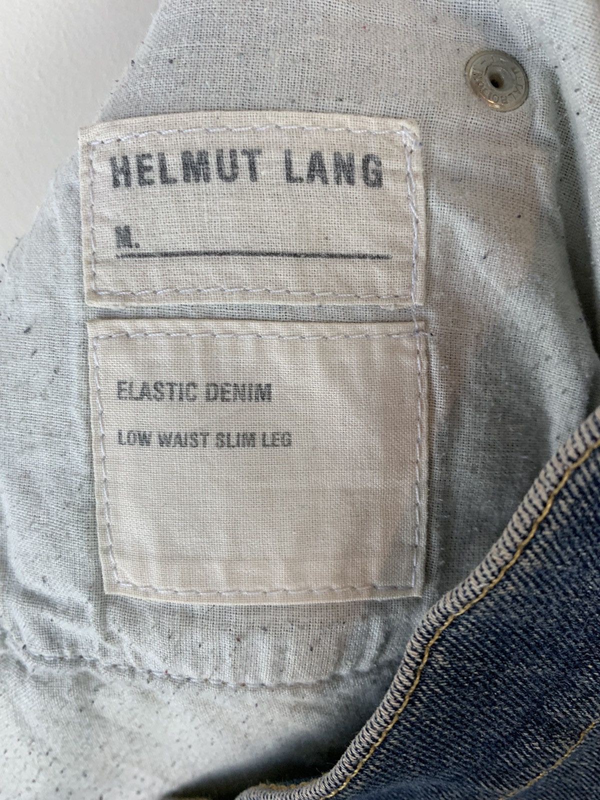 Helmut Lang Helmut Lang elastic denim low waist slim leg Size US 38 / EU 54 - 3 Thumbnail