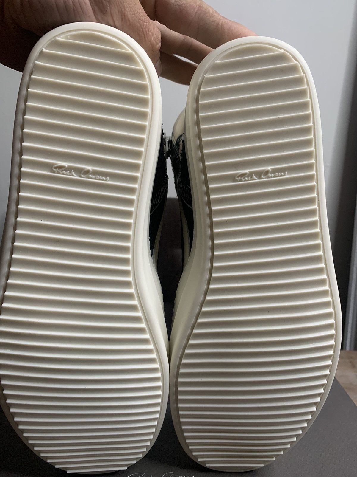 Rick Owens RARE PYTHON LEATHER GEOBASKETS!!! EU45 Size US 12 / EU 45 - 9 Thumbnail
