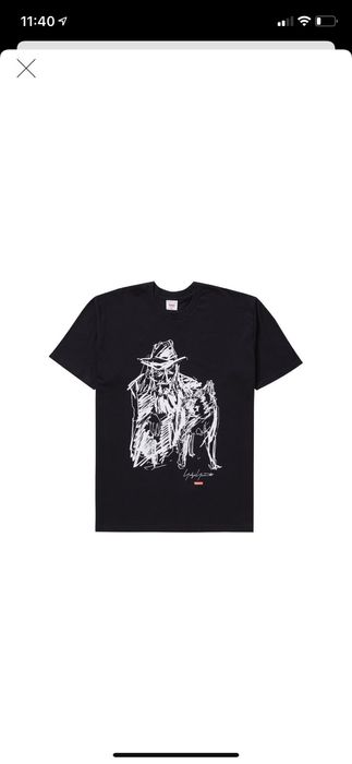 Supreme Supreme Yohji Scribble Portrait T-Shirt Tee | Grailed