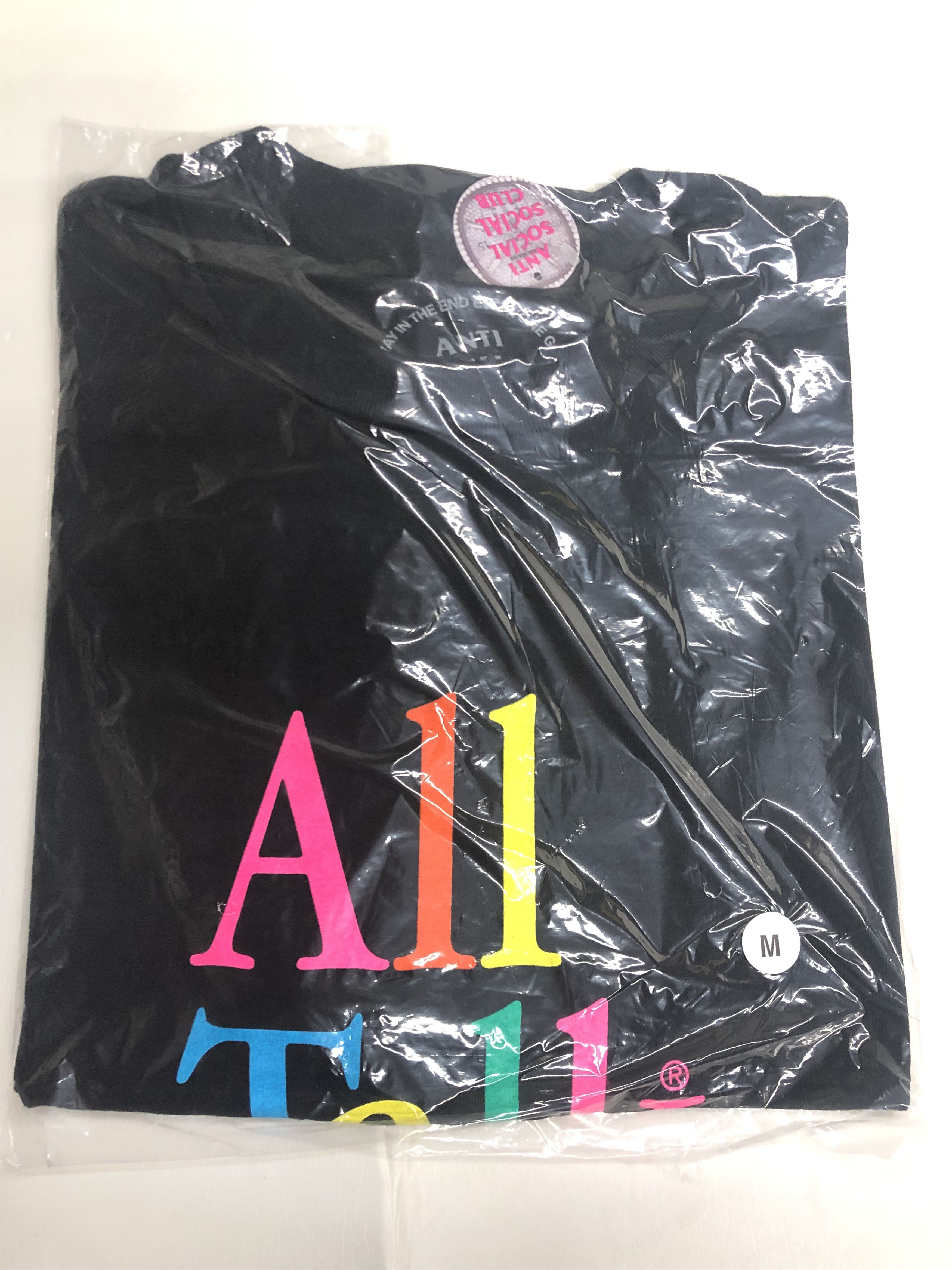 Anti Social Social Club DS ASSC All Talk Black Tee BAPE KITH VLONE FOG FTP CDG OOTD Size US M / EU 48-50 / 2 - 2 Thumbnail