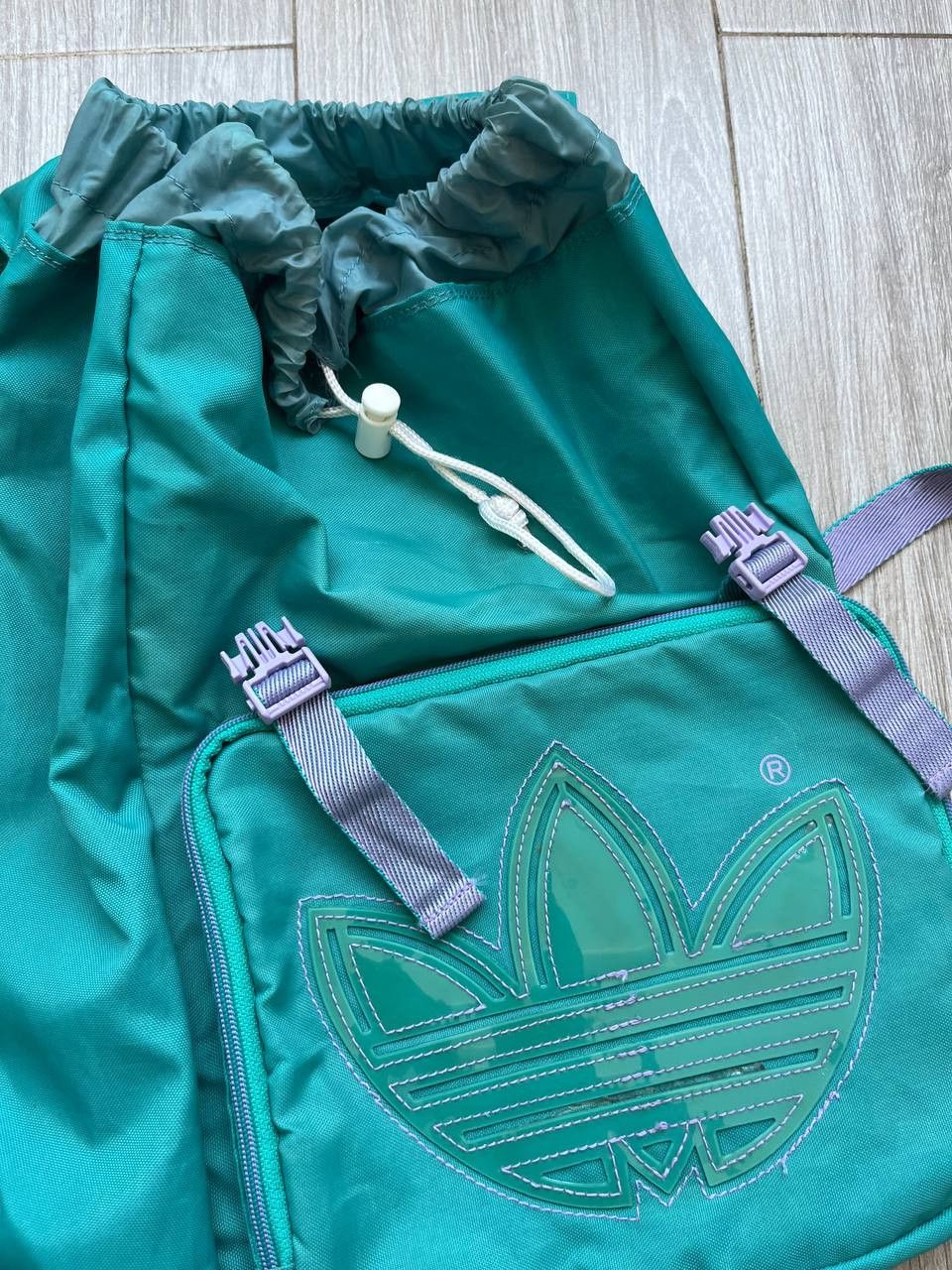 Adidas Vintage 80s Adidas Backpack Made in Korea Size ONE SIZE - 13 Thumbnail
