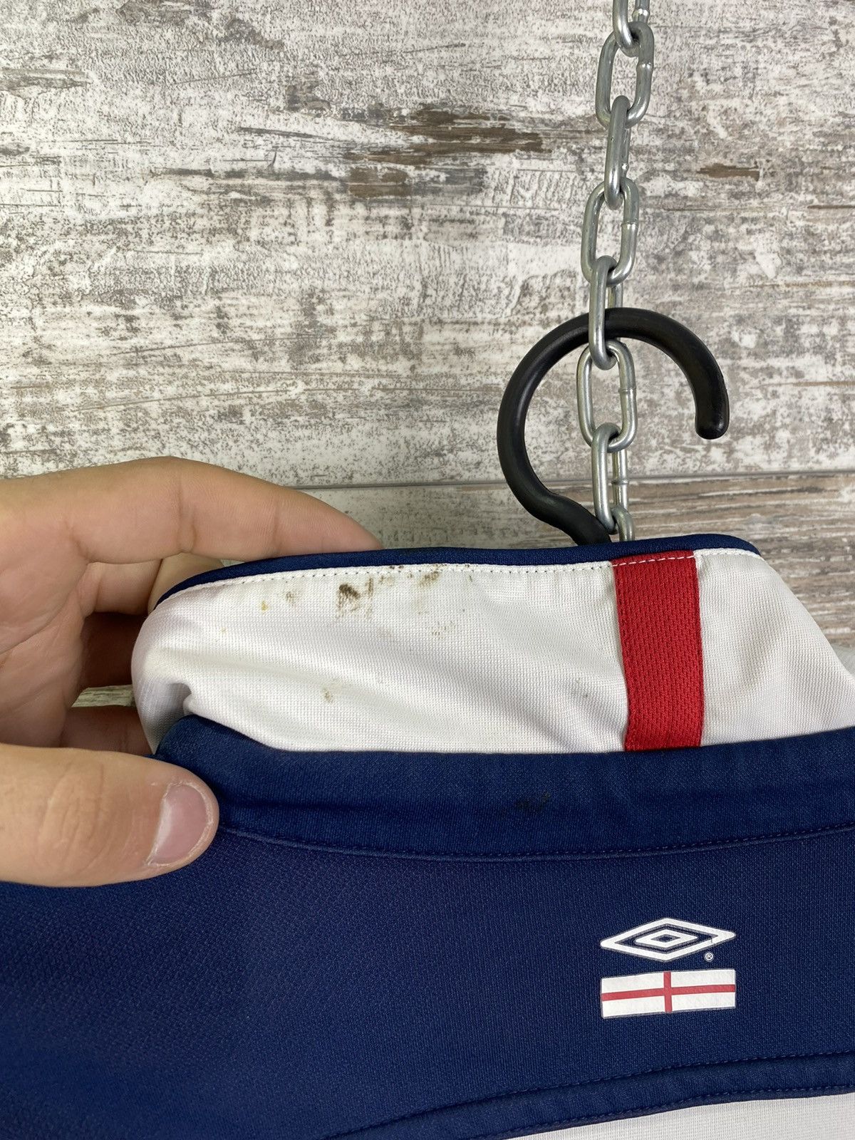 Umbro Mens Vintage Umbro England National Team Soccer Jersey tee Size US L / EU 52-54 / 3 - 18 Thumbnail