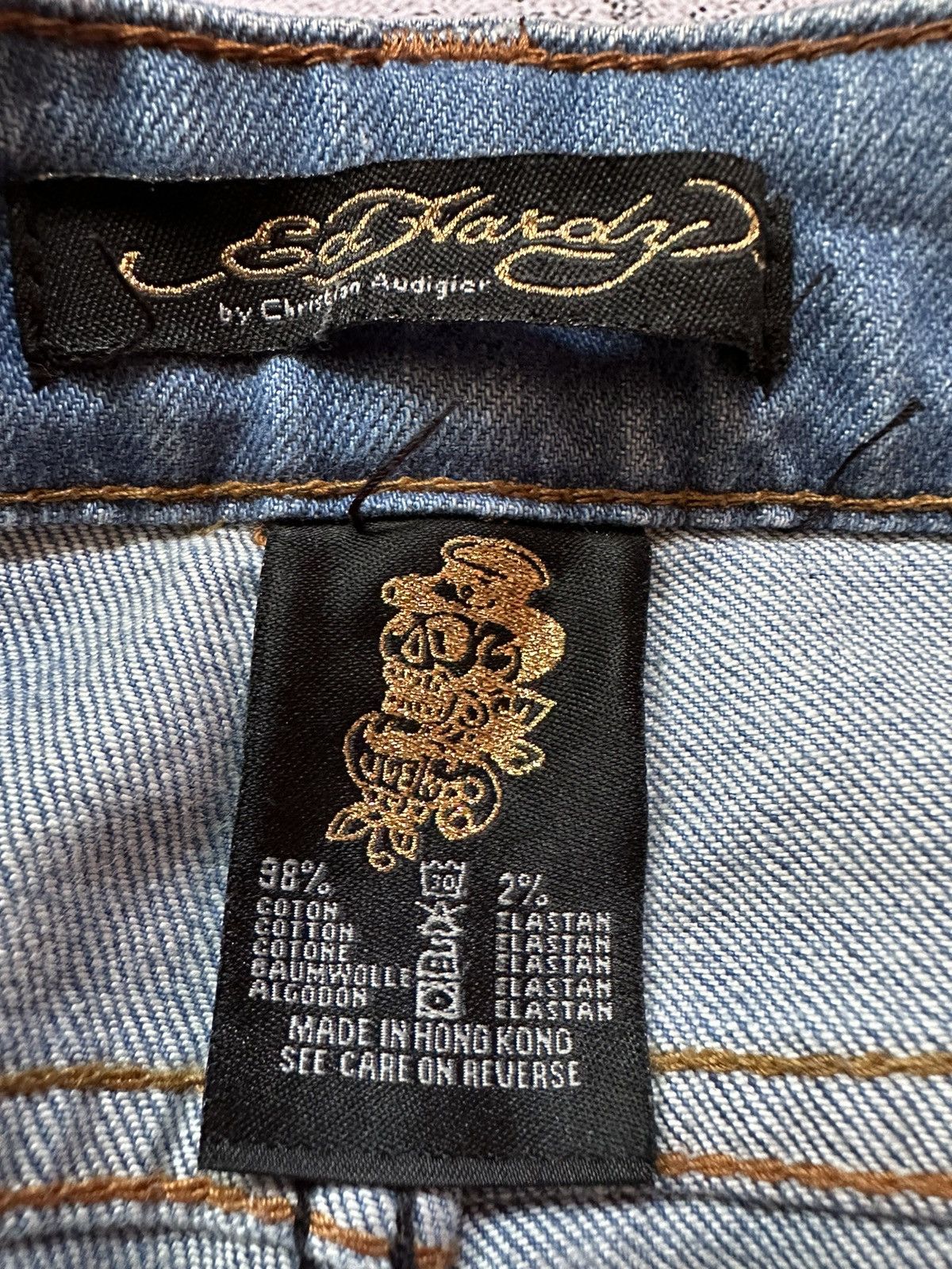 Ed Hardy Ed hardy by Christian Audigier denim jeans Size 29" - 6 Thumbnail
