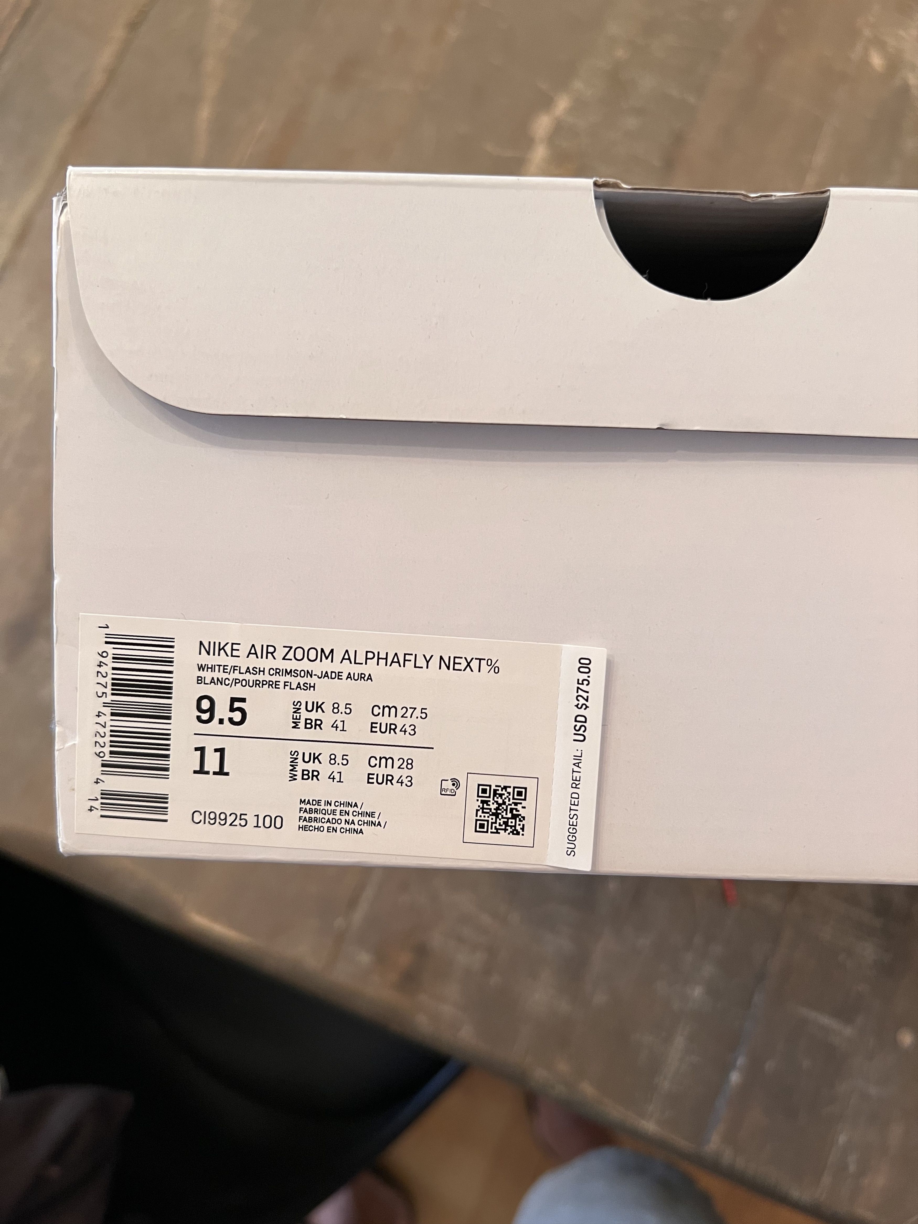 Nike NIKE AIR ZOOM ALPHAFLY NEXT% Size US 9.5 / EU 42-43 - 7 Thumbnail