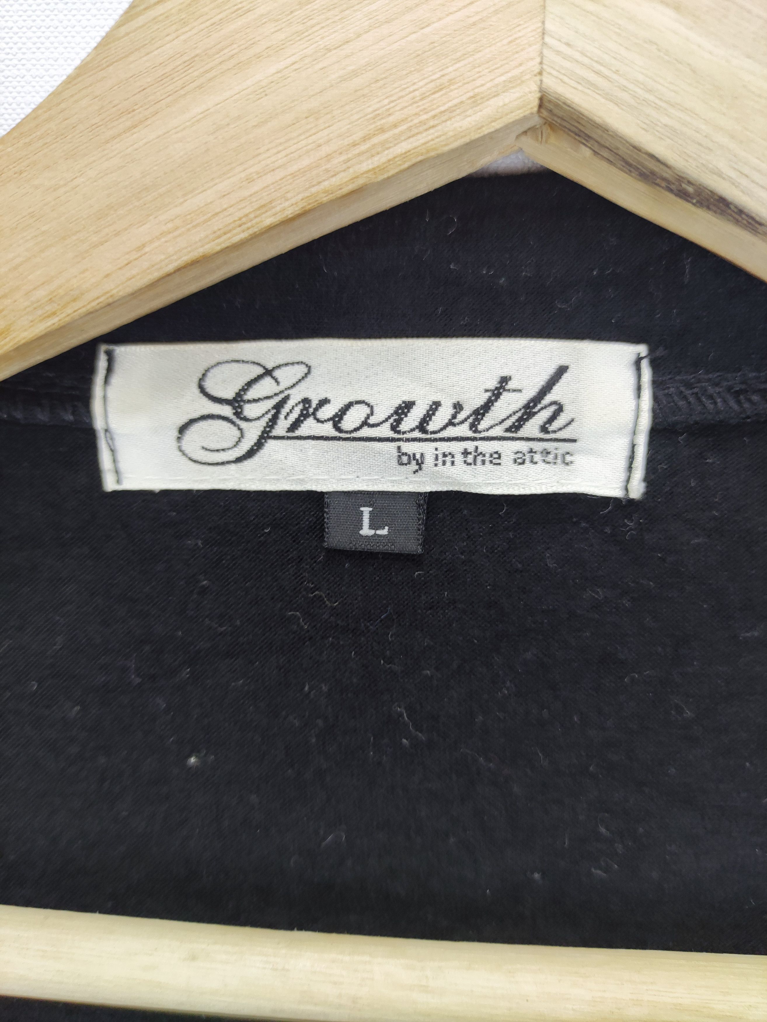 Japanese Brand Vintage Cardigan Sweater By Growth Skull Logo Back Size M / US 6-8 / IT 42-44 - 3 Thumbnail
