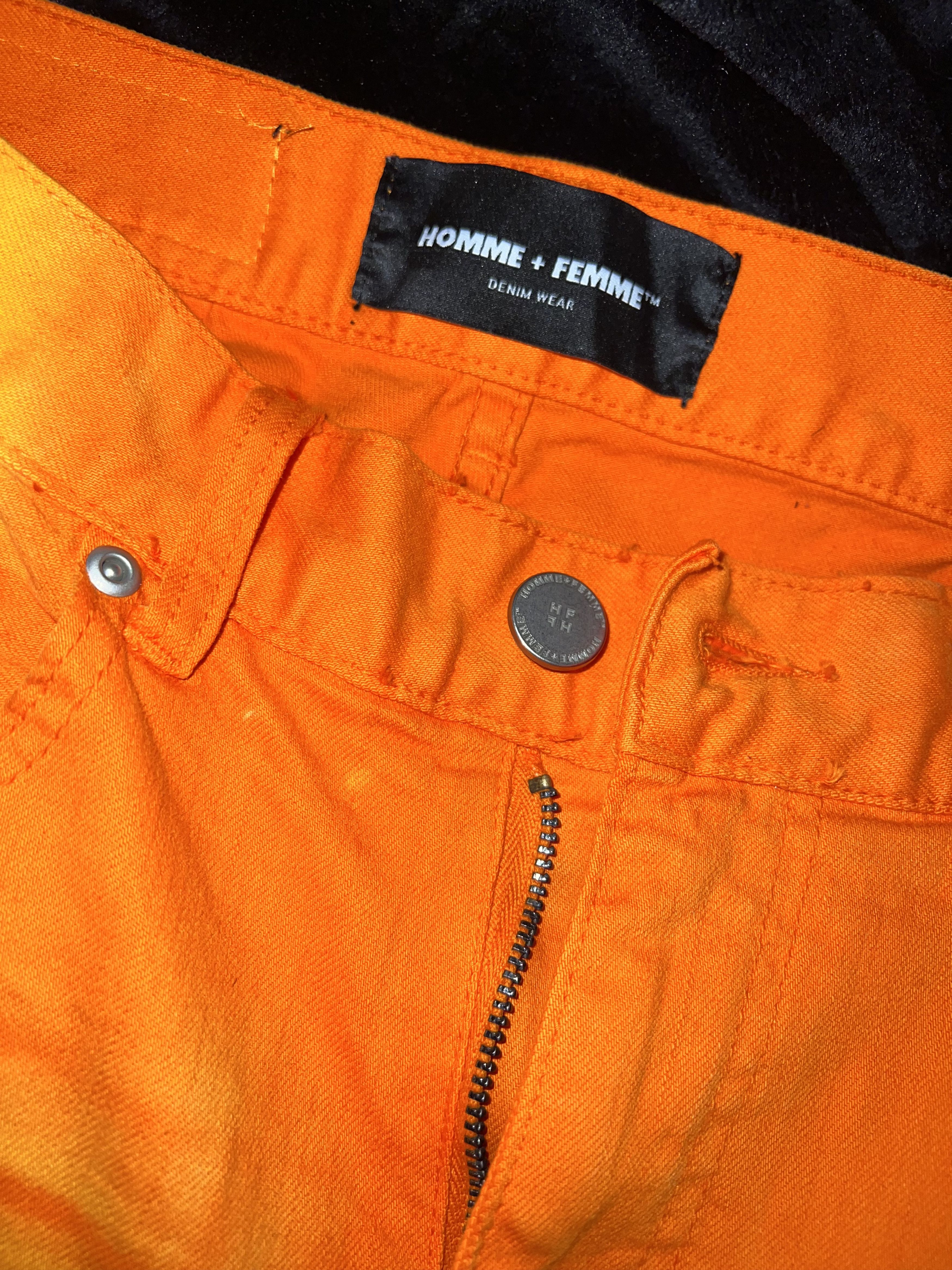 Homme + Femme La DUO DENIM ORANGE Size US 30 / EU 46 - 3 Thumbnail