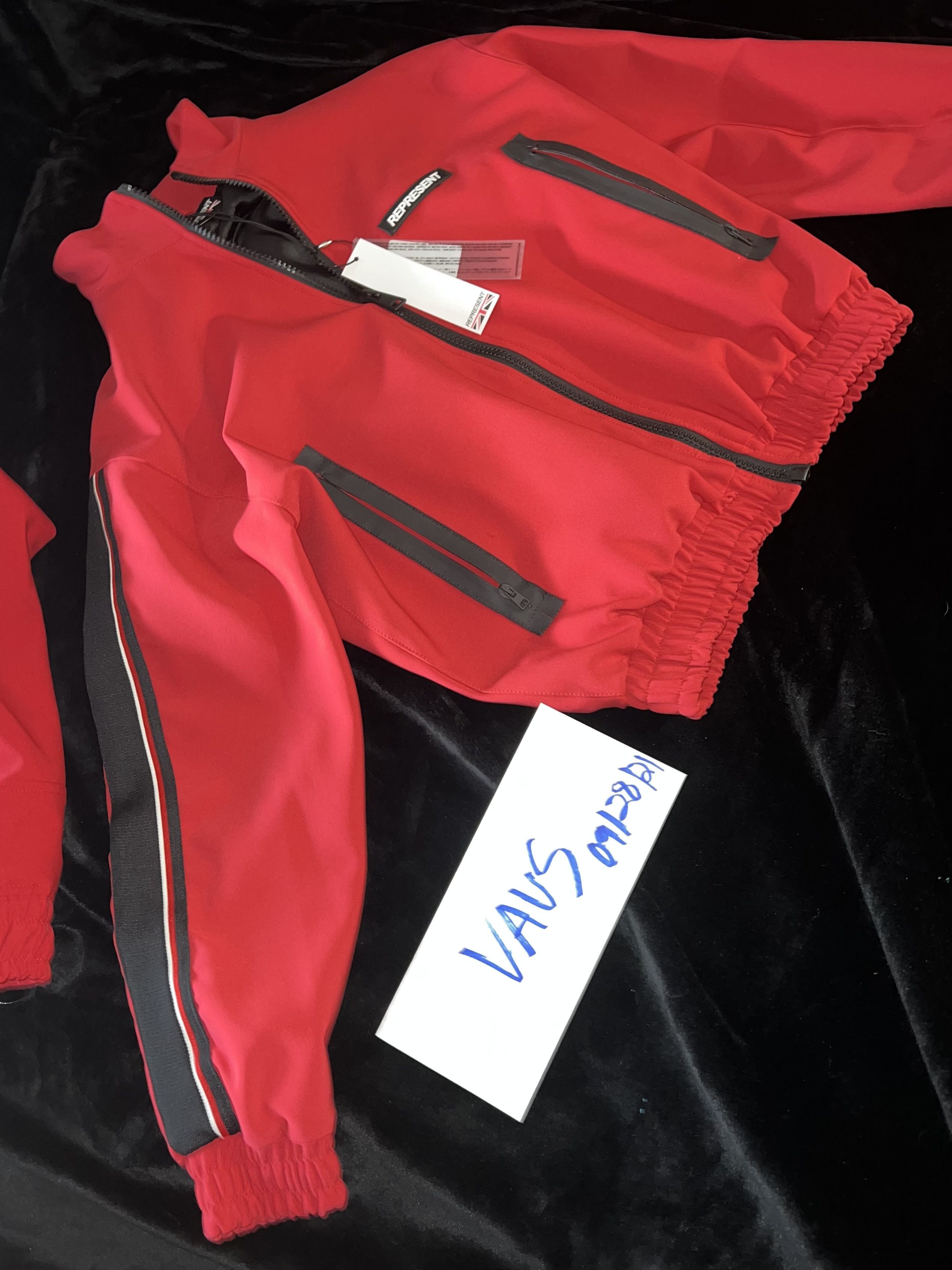 image of Represent Clo Represent '18 Red Tracksuit in Red/Black/White, Men's (Size Small)