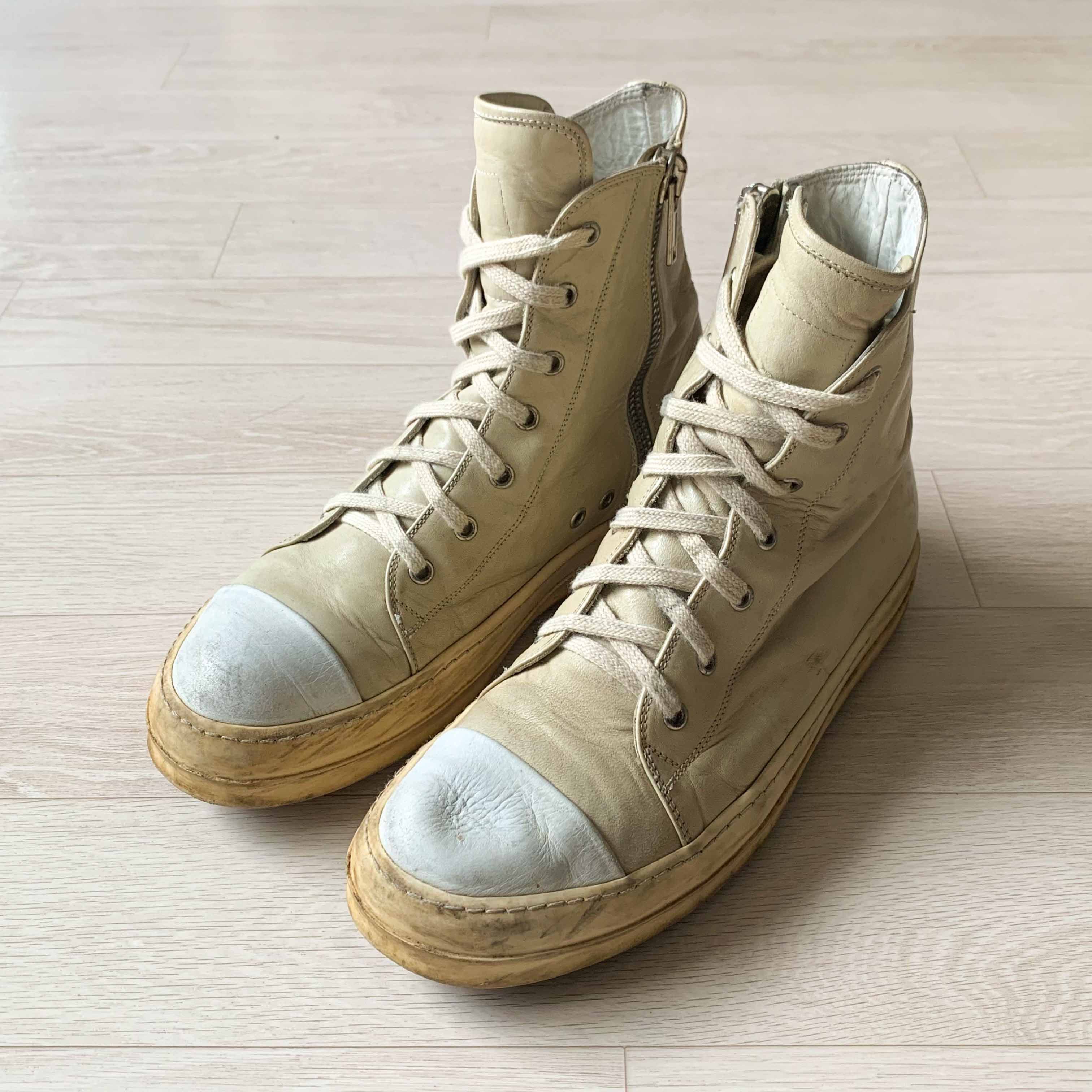 Rick Owens [Made in Italy] Rick Owens Mainline Ramones Milk Size US 9 / EU 42 - 4 Thumbnail