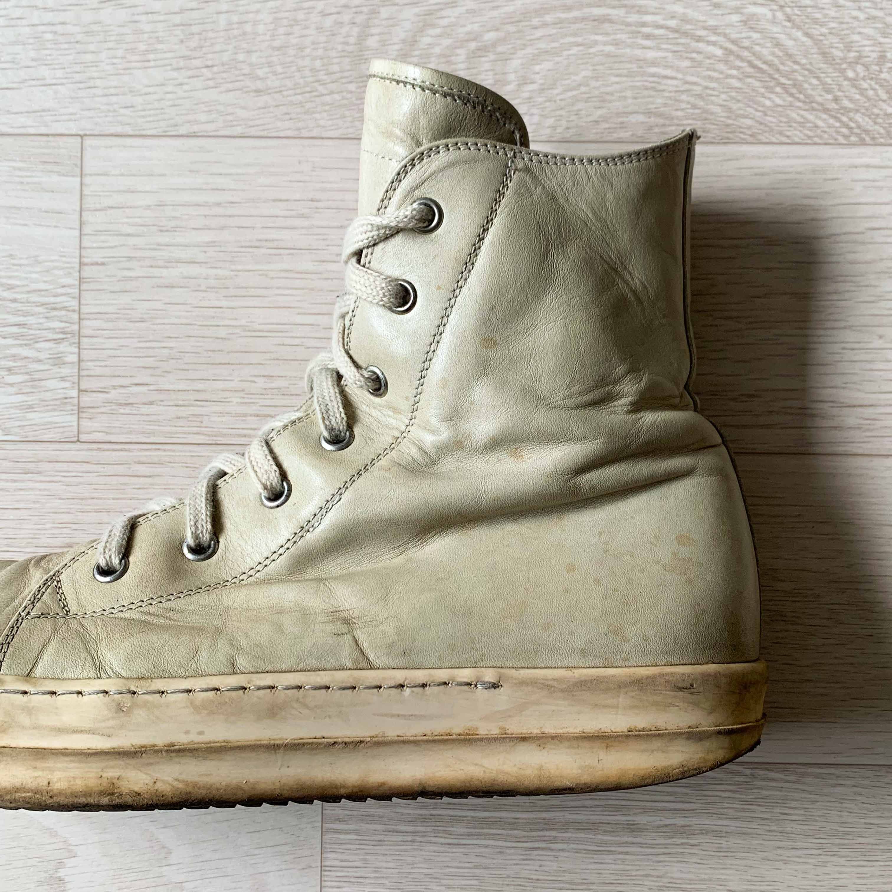 Rick Owens [Made in Italy] Rick Owens Mainline Ramones Milk Size US 9 / EU 42 - 7 Thumbnail