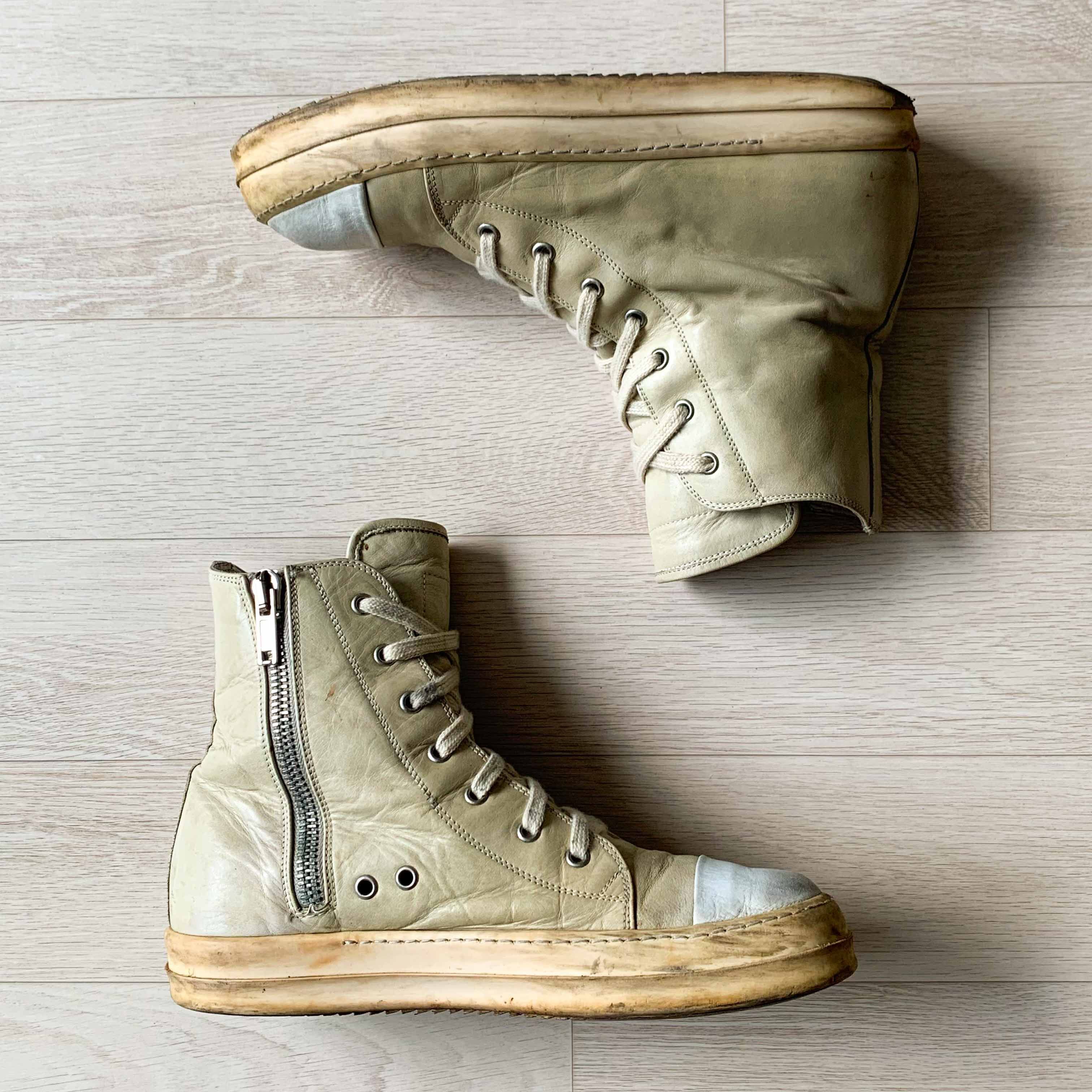 Rick Owens [Made in Italy] Rick Owens Mainline Ramones Milk Size US 9 / EU 42 - 8 Thumbnail