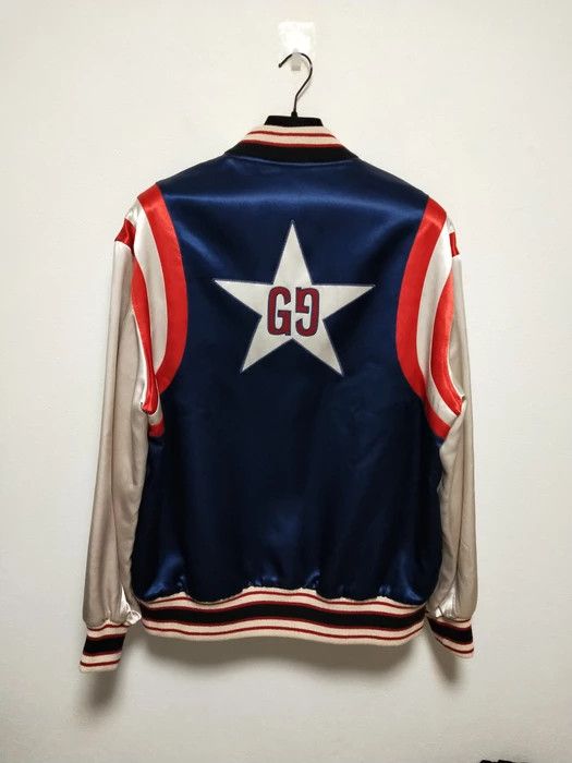 Gucci Acetate GG Blade Bomber Size US M / EU 48-50 / 2 - 2 Thumbnail