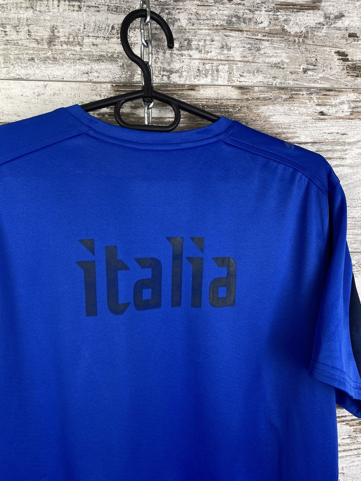 Puma × Vintage Mens Vintage Puma Italia Soccer Jersey T-shirt tee Italy Size US M / EU 48-50 / 2 - 11 Thumbnail