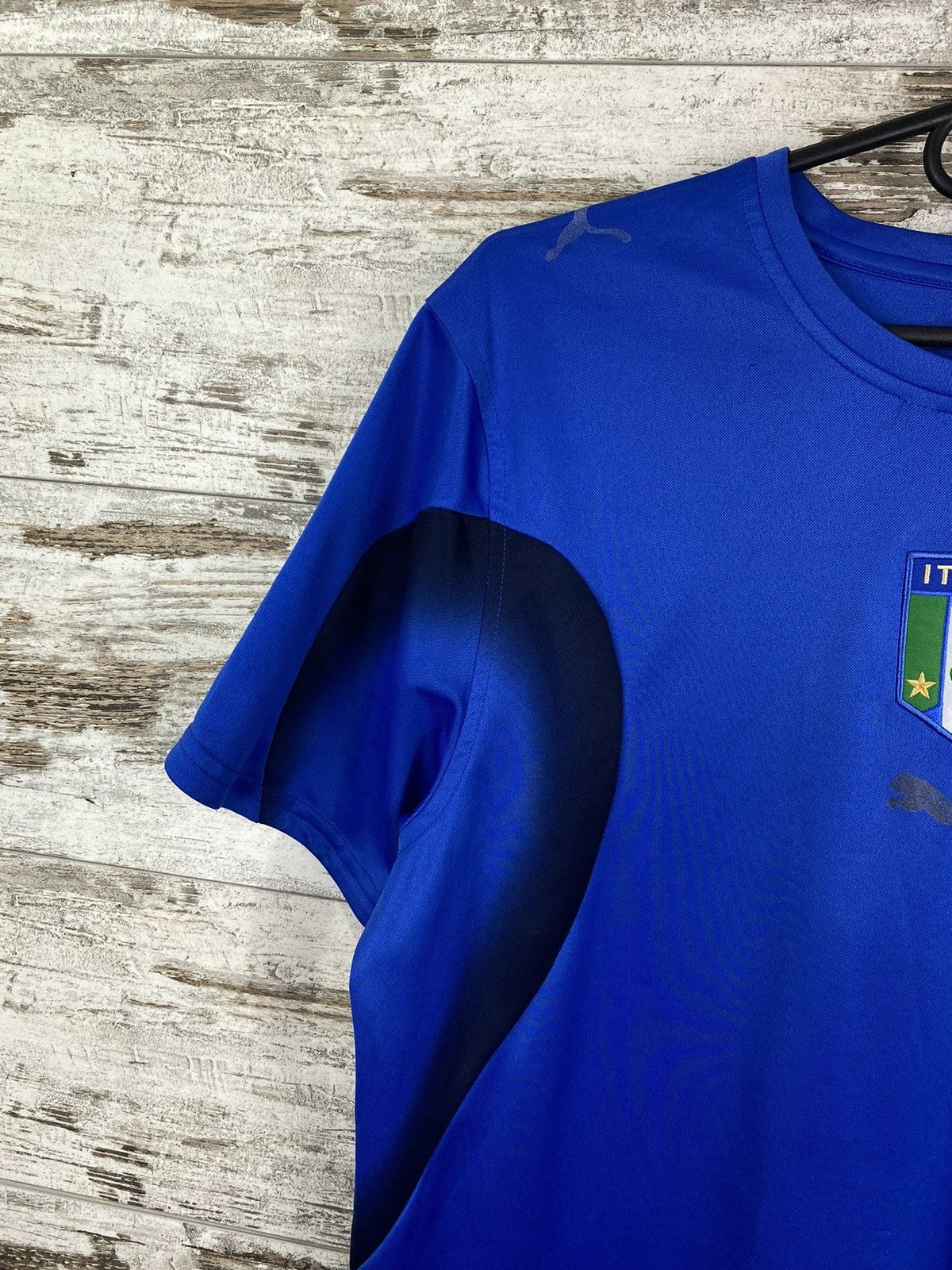 Puma × Vintage Mens Vintage Puma Italia Soccer Jersey T-shirt tee Italy Size US M / EU 48-50 / 2 - 3 Thumbnail