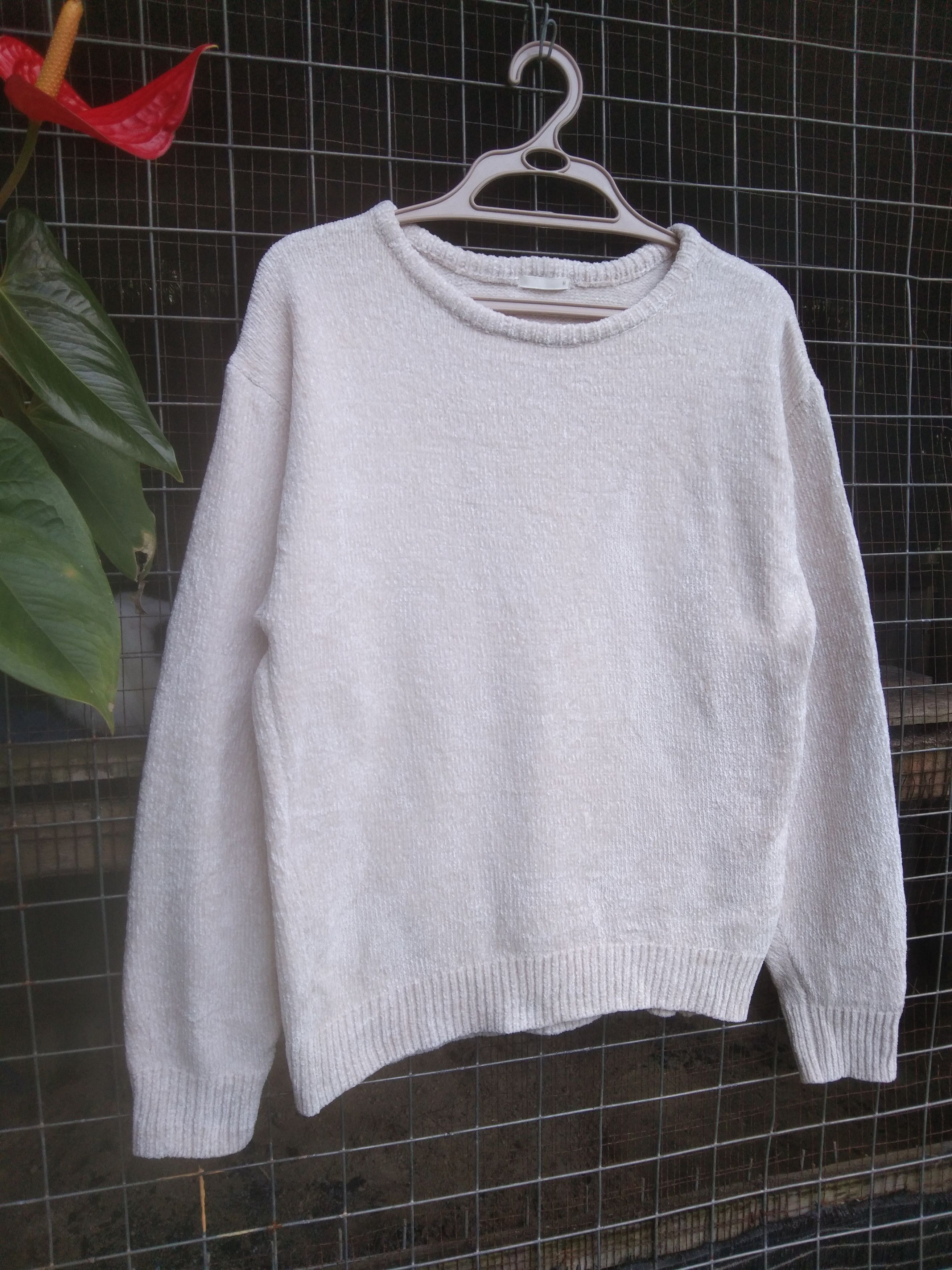 Japanese Brand GU KNIT PLAIN SWEATER Size US M / EU 48-50 / 2 - 2 Thumbnail