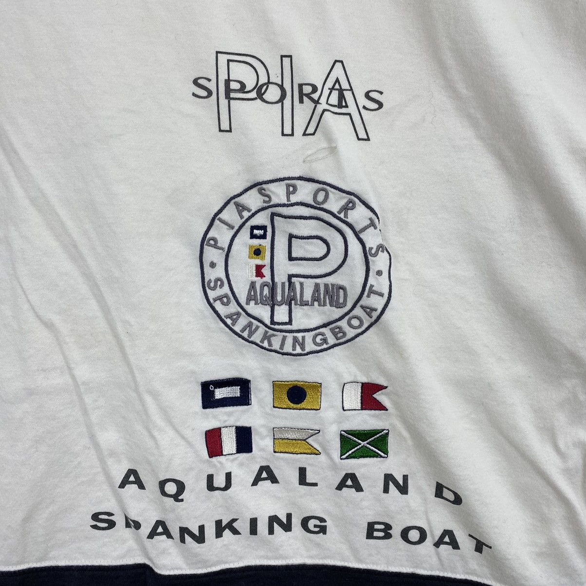 Vintage Vintage PIA SPORT AQUALAND D Spanking Boat Embroidered Brand Size US L / EU 52-54 / 3 - 2 Thumbnail
