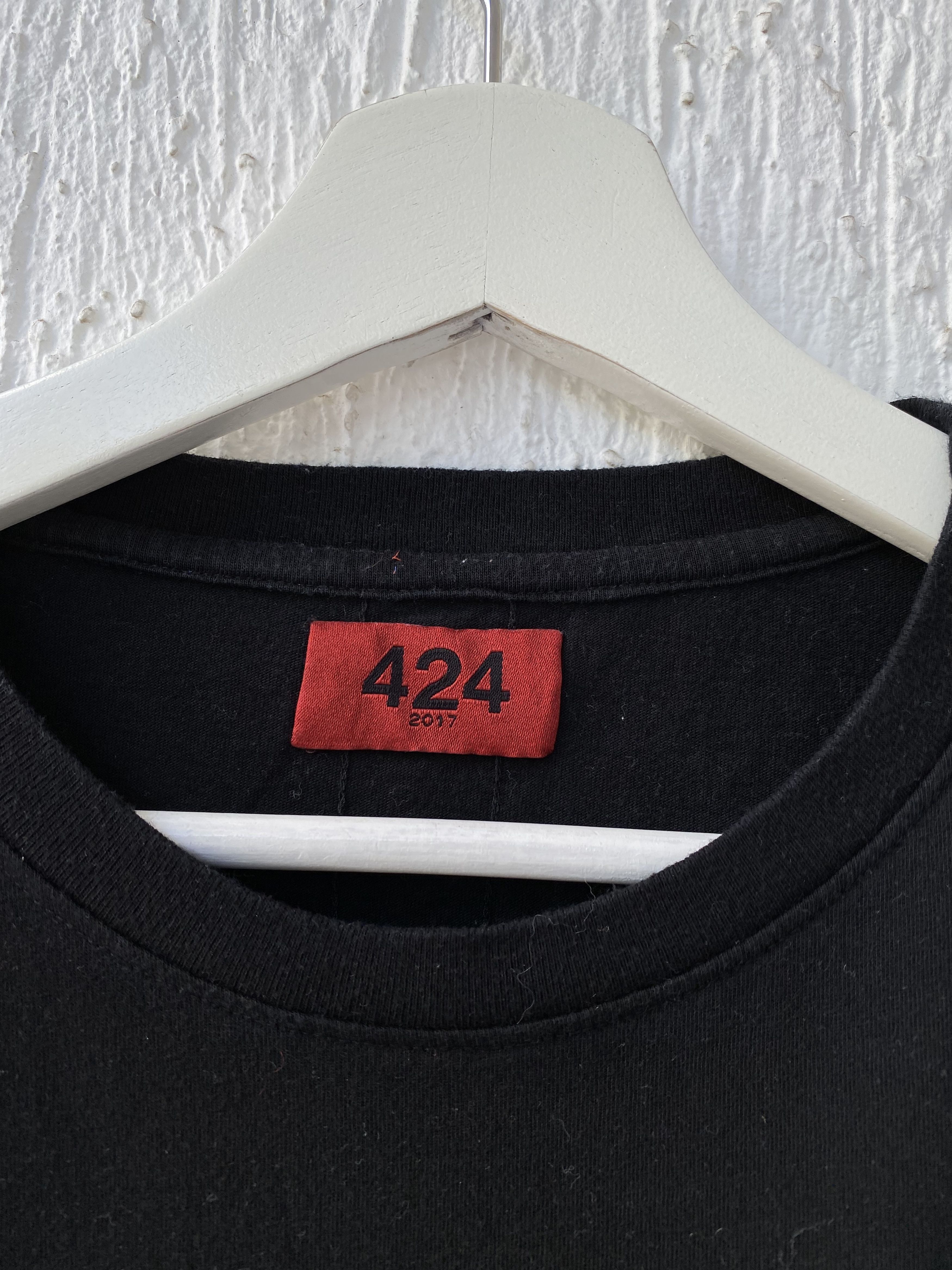 424 black 'discover' tee Size US S / EU 44-46 / 1 - 3 Thumbnail