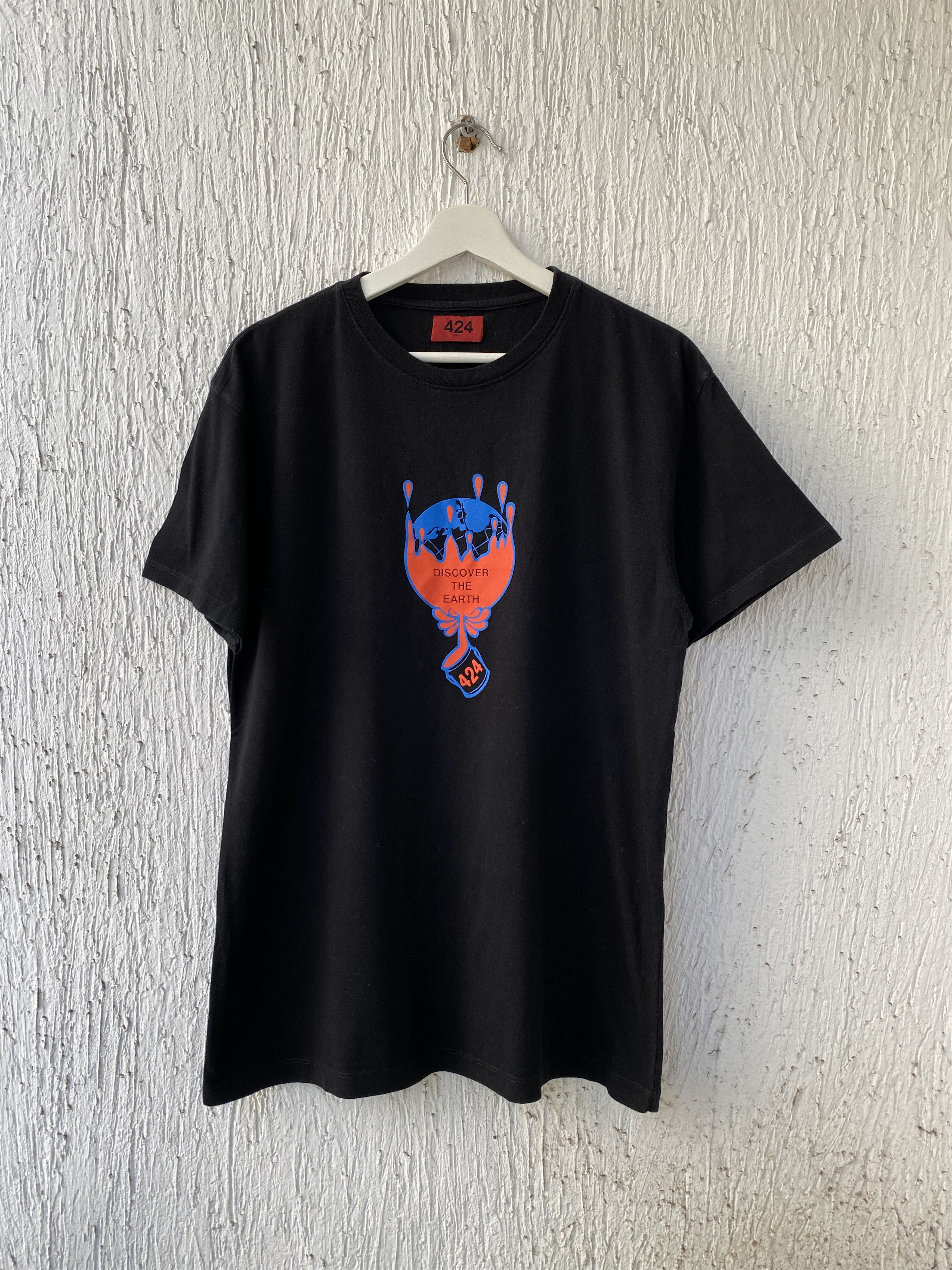 424 black 'discover' tee Size US S / EU 44-46 / 1 - 1 Thumbnail