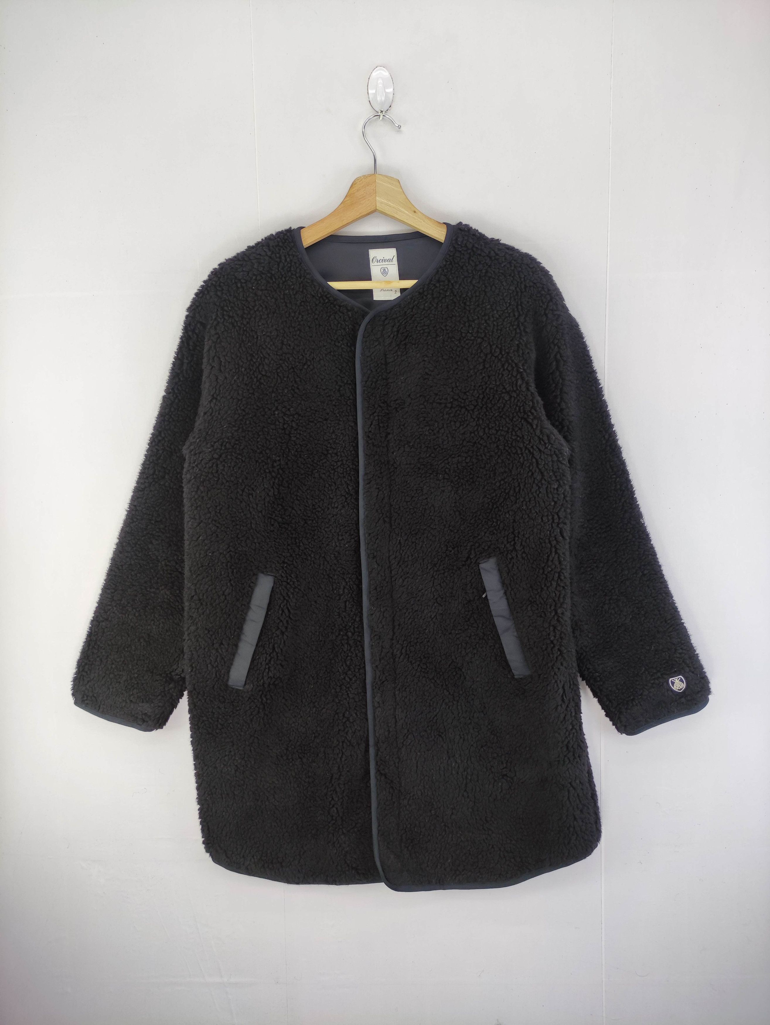 Japanese Brand Vintage Orival Wool Sherpa Snap Button Size US M / EU 48-50 / 2 - 1 Thumbnail