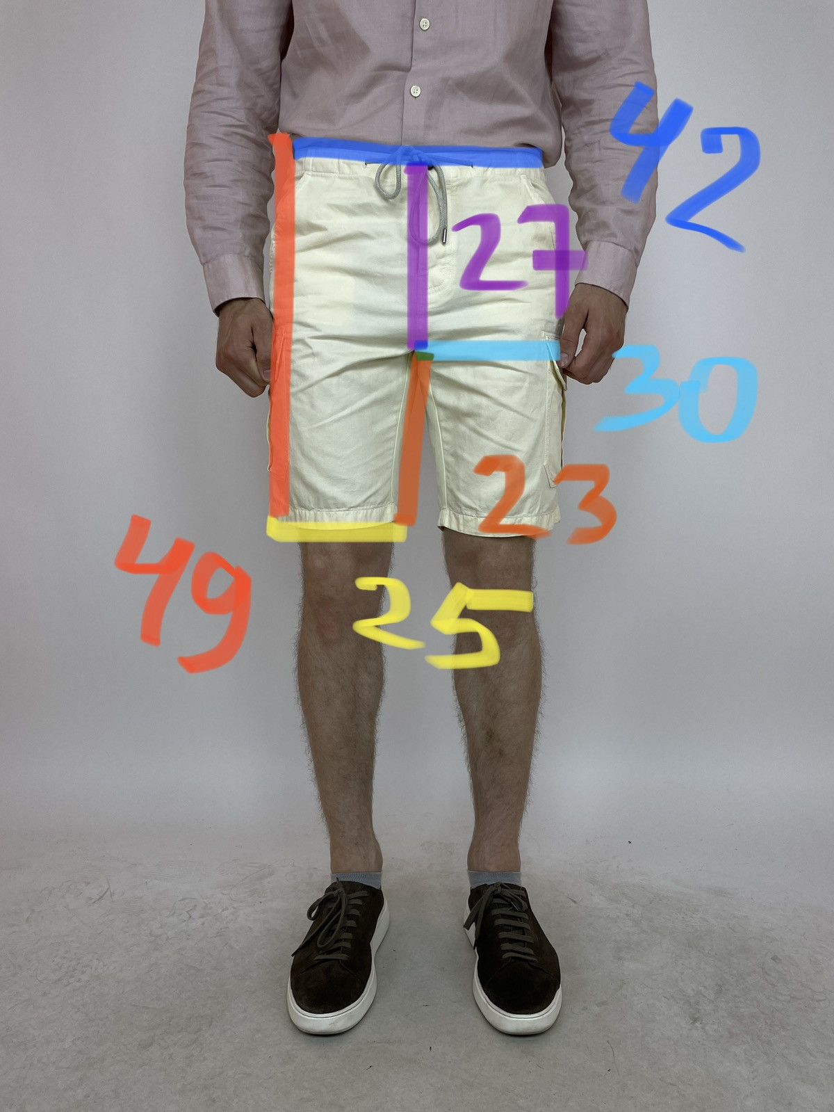 Suitsupply SUITSUPPLY Cargo shorts Cotton/Linen Mens size 50 Size US 32 / EU 48 - 12 Thumbnail