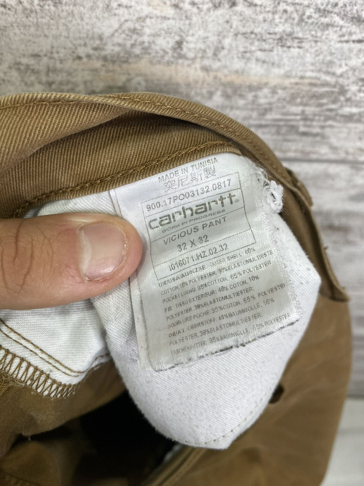 Carhartt × Vintage Mens Vintage Carhartt Wip VICIOUS PANT y2k denim jeans rare Size US 32 / EU 48 - 11 Thumbnail