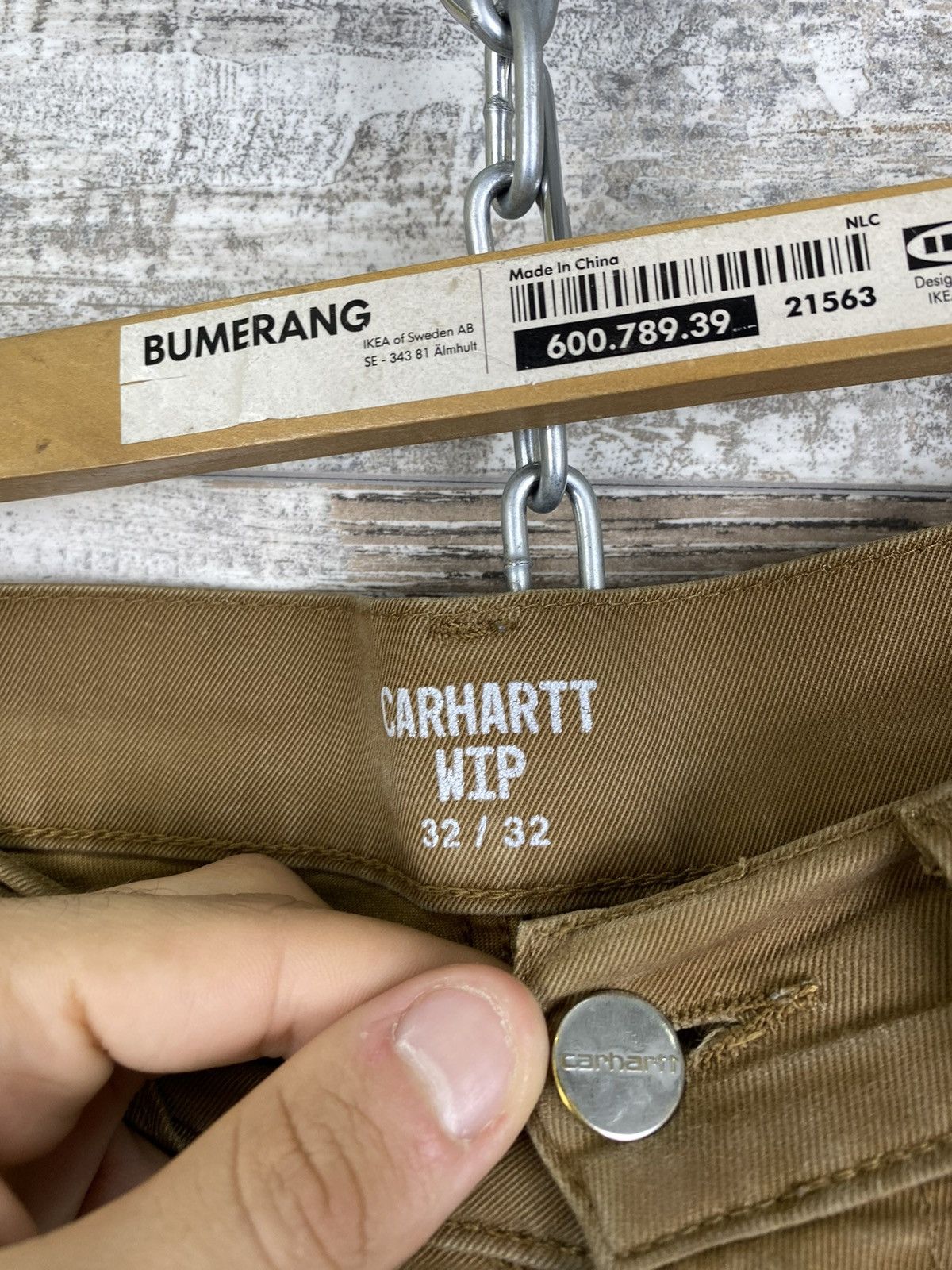 Carhartt × Vintage Mens Vintage Carhartt Wip VICIOUS PANT y2k denim jeans rare Size US 32 / EU 48 - 10 Thumbnail