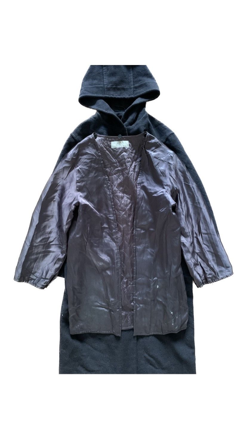 Max Mara × Vintage 🔥VINTAGE MAX MARA HOOD WOOL LONG COAT JACKET Size US M / EU 48-50 / 2 - 6 Thumbnail