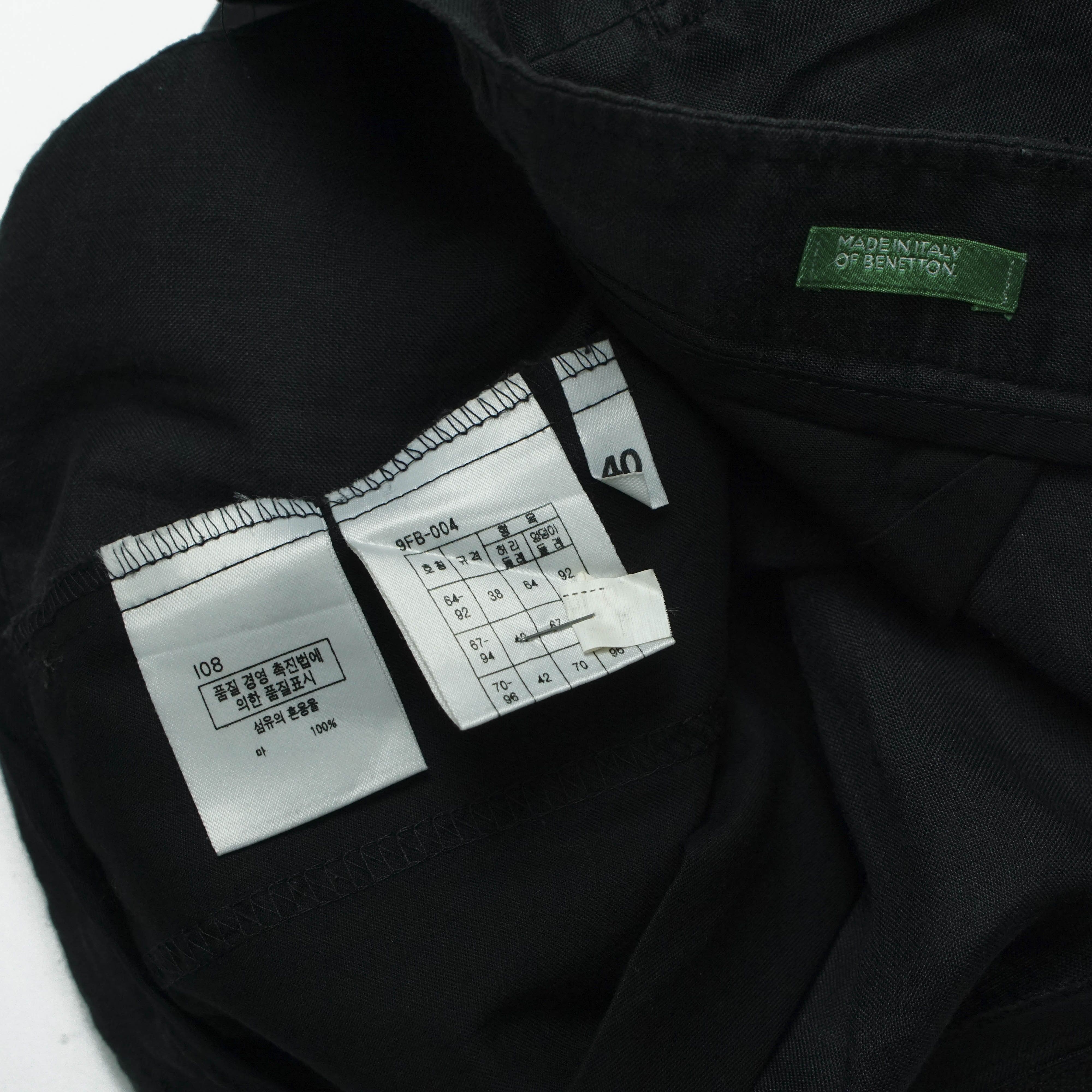 United Colors Of Benetton *NoTariff Benetton Italian Made Palazzo Pants Size 27" / US 4 / IT 40 - 4 Thumbnail