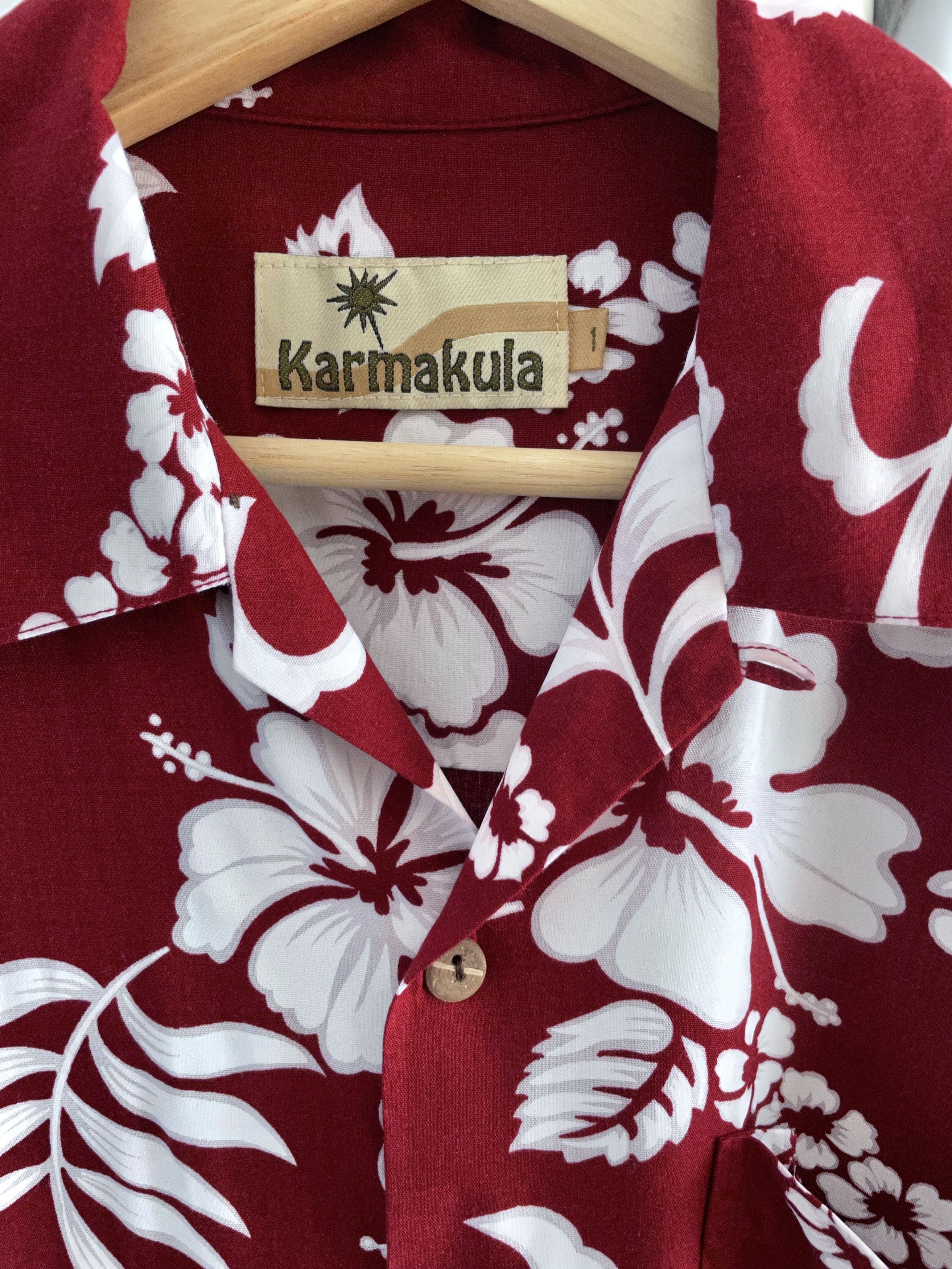 Vintage FLORAL PRINT RAYON VISCOSE CAMP COLLAR ALOHA HAWAIIAN SHIRT Size US M / EU 48-50 / 2 - 4 Thumbnail