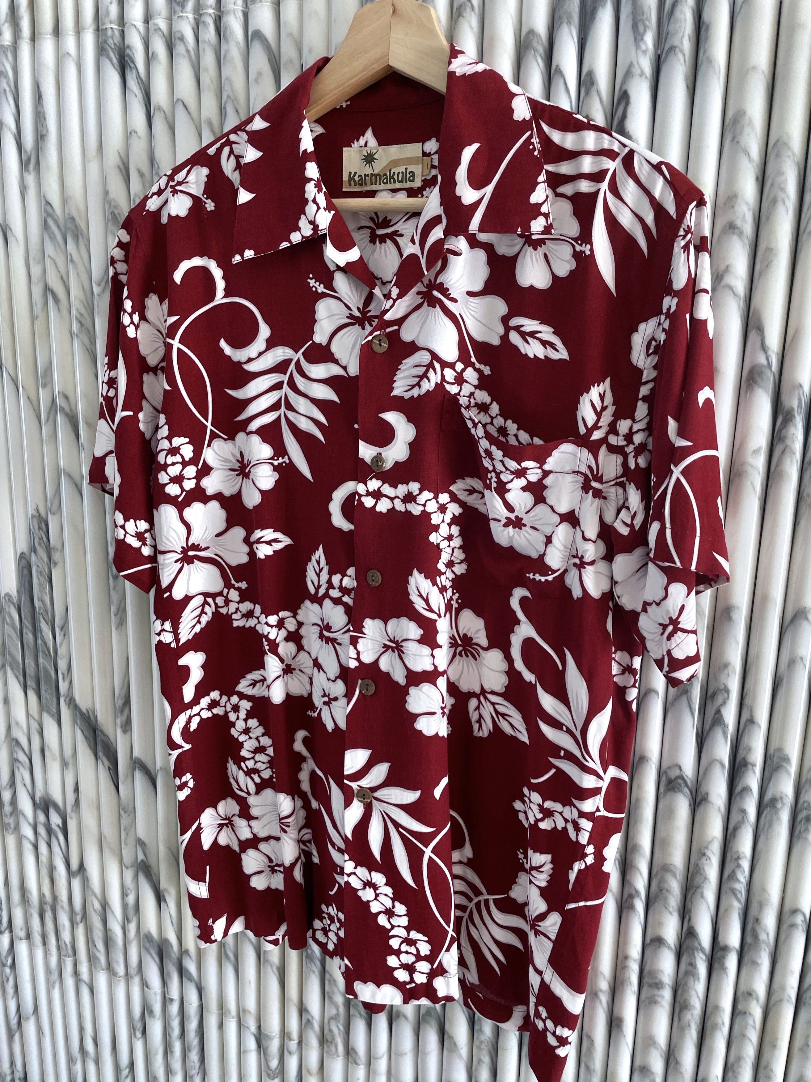 Vintage FLORAL PRINT RAYON VISCOSE CAMP COLLAR ALOHA HAWAIIAN SHIRT Size US M / EU 48-50 / 2 - 2 Thumbnail