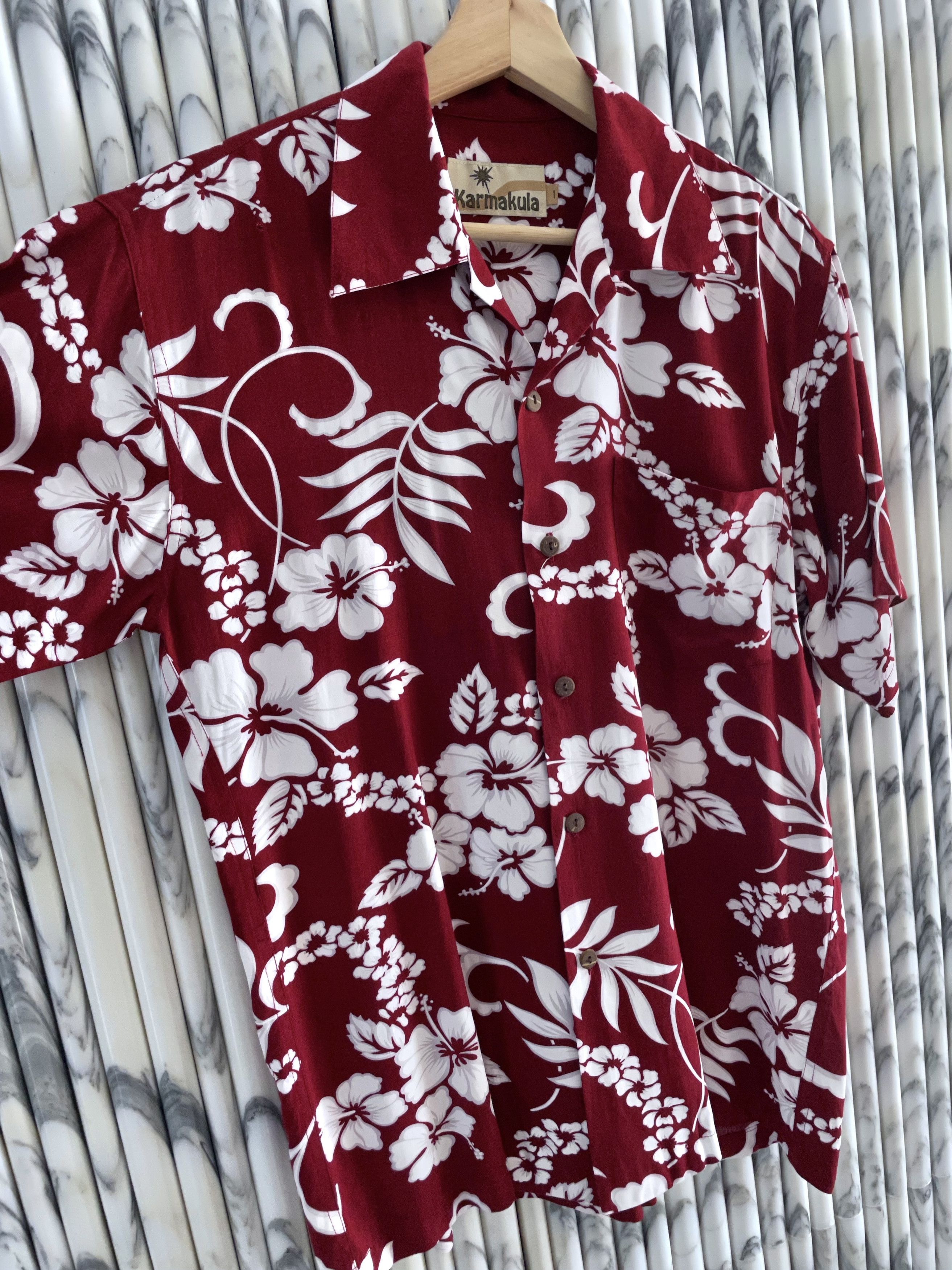 Vintage FLORAL PRINT RAYON VISCOSE CAMP COLLAR ALOHA HAWAIIAN SHIRT Size US M / EU 48-50 / 2 - 3 Thumbnail