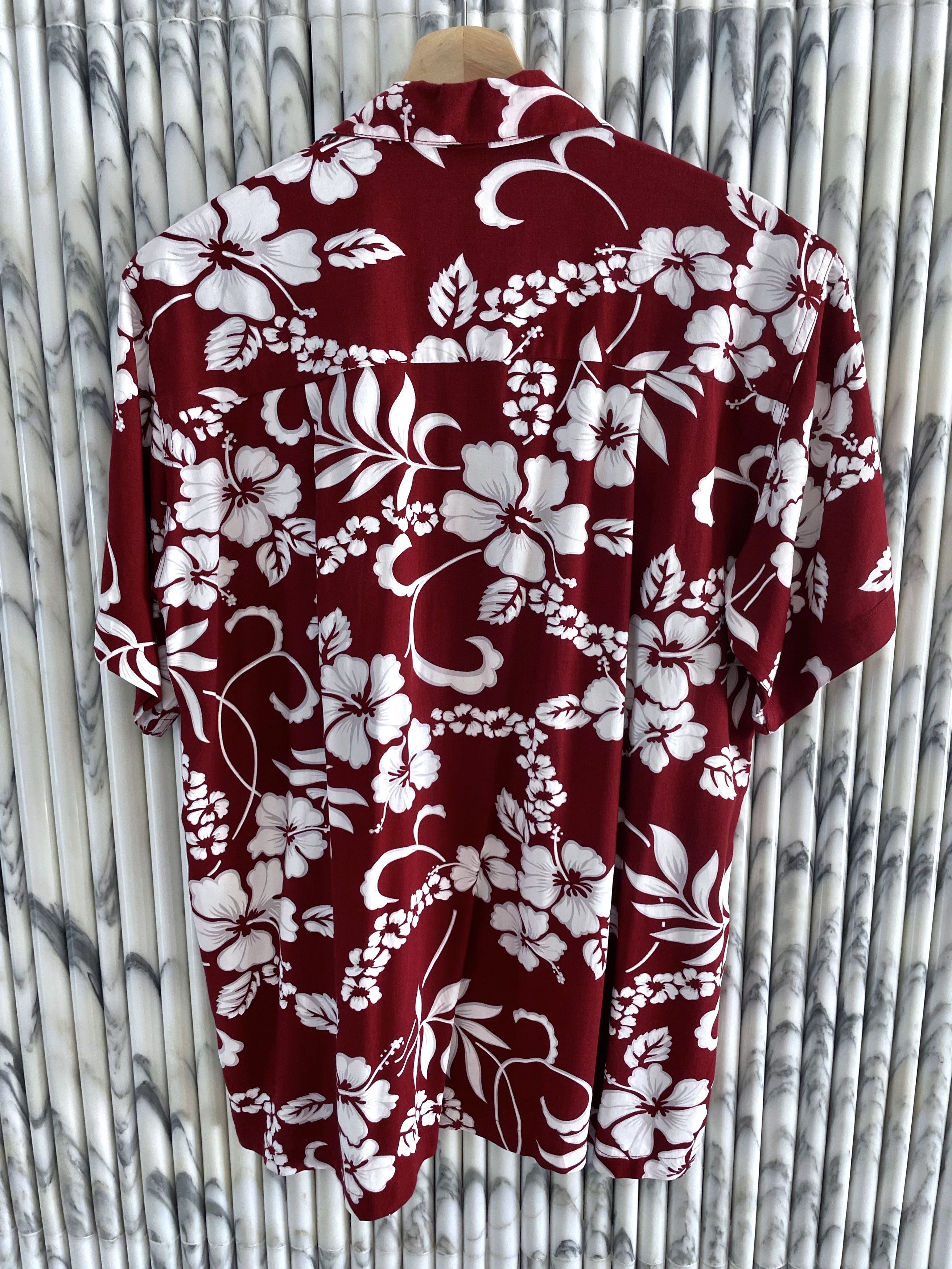 Vintage FLORAL PRINT RAYON VISCOSE CAMP COLLAR ALOHA HAWAIIAN SHIRT Size US M / EU 48-50 / 2 - 5 Thumbnail