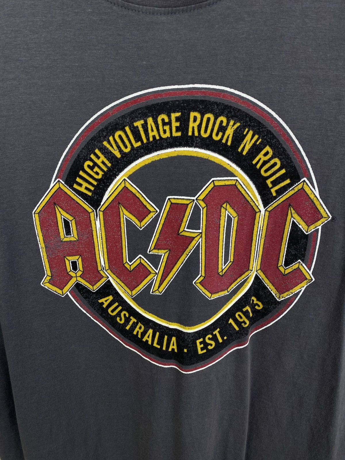 AC/DC × Band Tees × Vintage Mens Vintage AC/DC T-SHIRT rock band tee rare Size US M / EU 48-50 / 2 - 5 Thumbnail