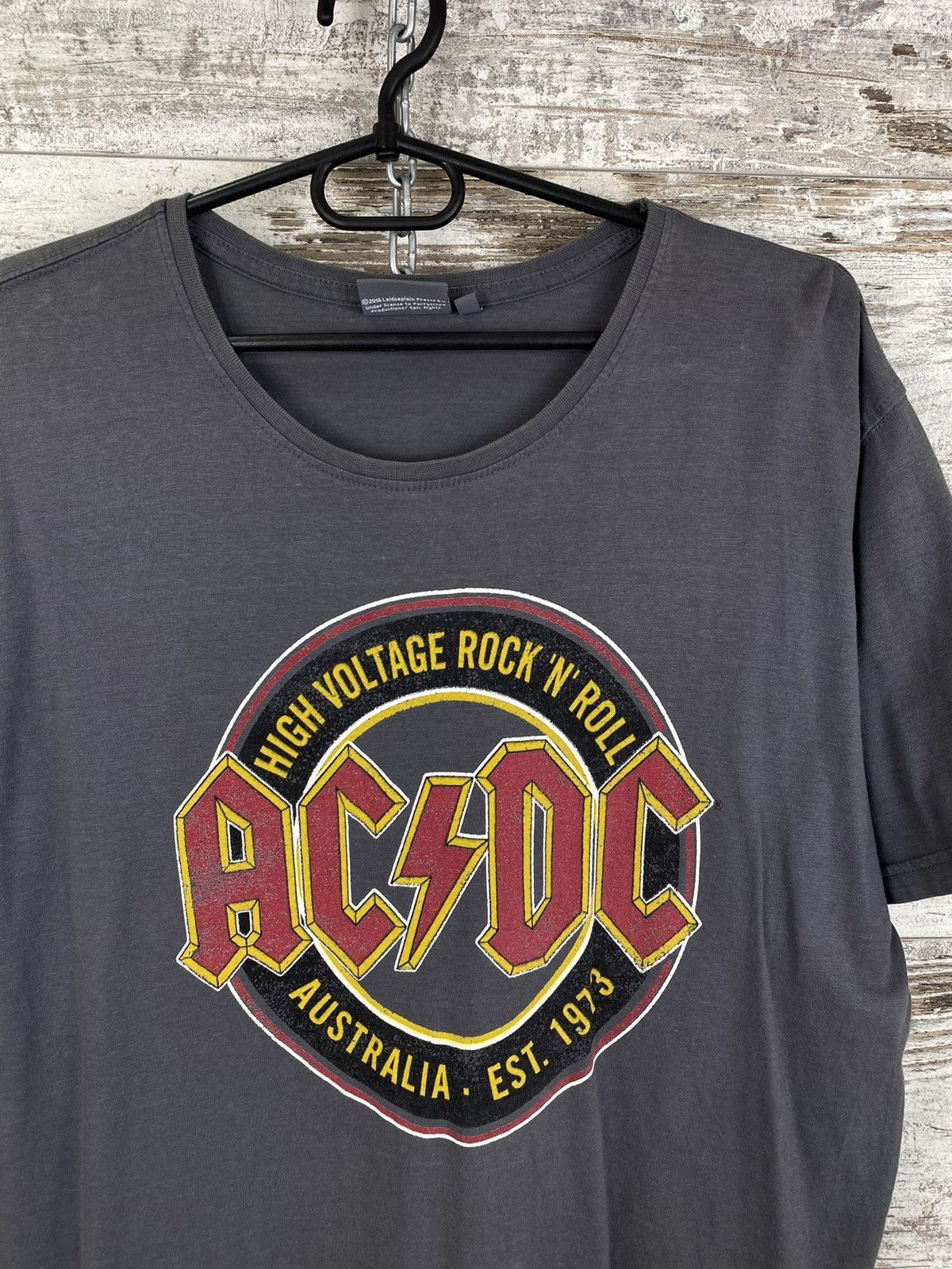 AC/DC × Band Tees × Vintage Mens Vintage AC/DC T-SHIRT rock band tee rare Size US M / EU 48-50 / 2 - 2 Thumbnail