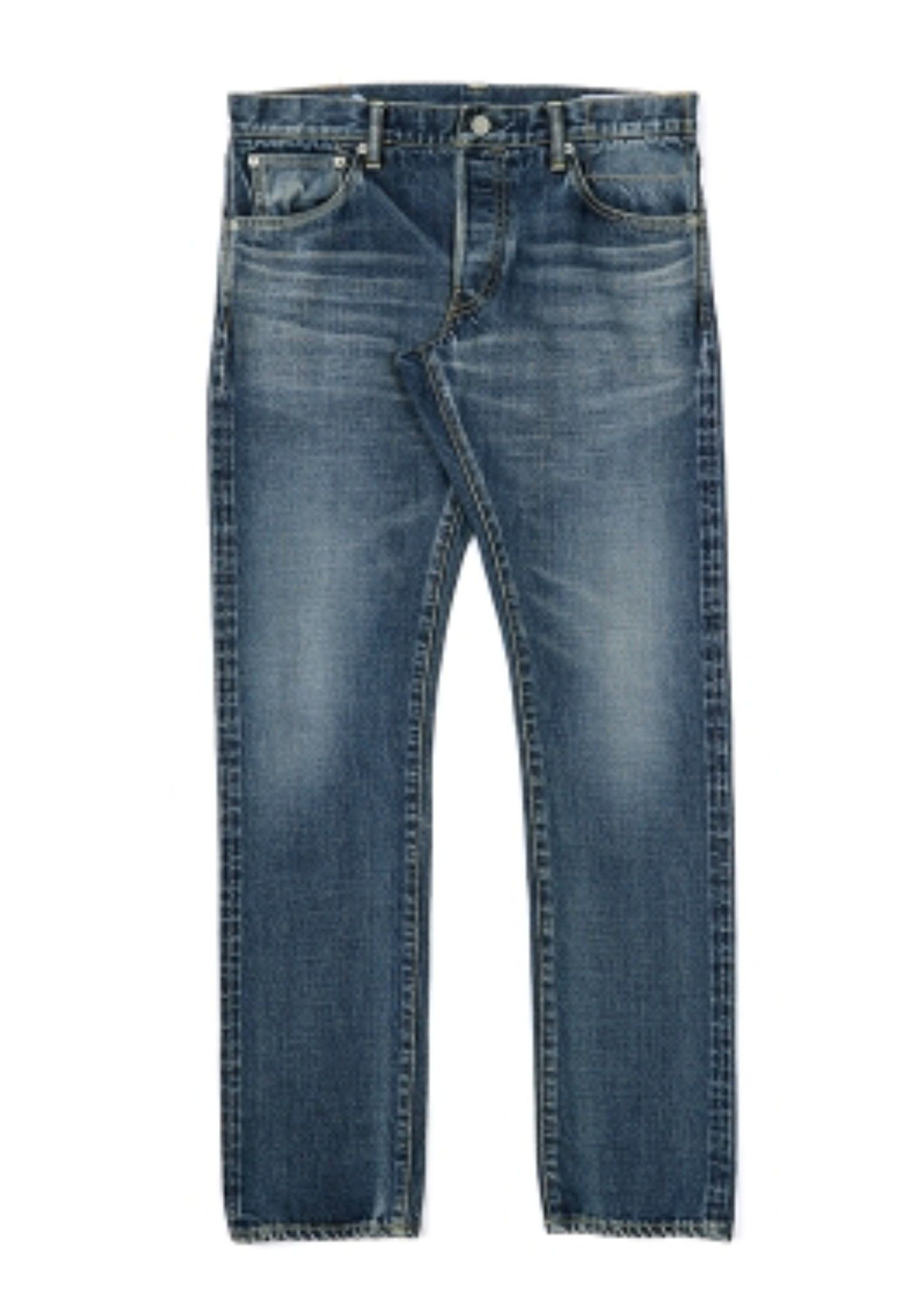 Visvim NEW SOCIAL SCULPTURE 10 DAMAGE 16 SELVEDGE DENIM Size US 32 / EU 48 - 2 Thumbnail