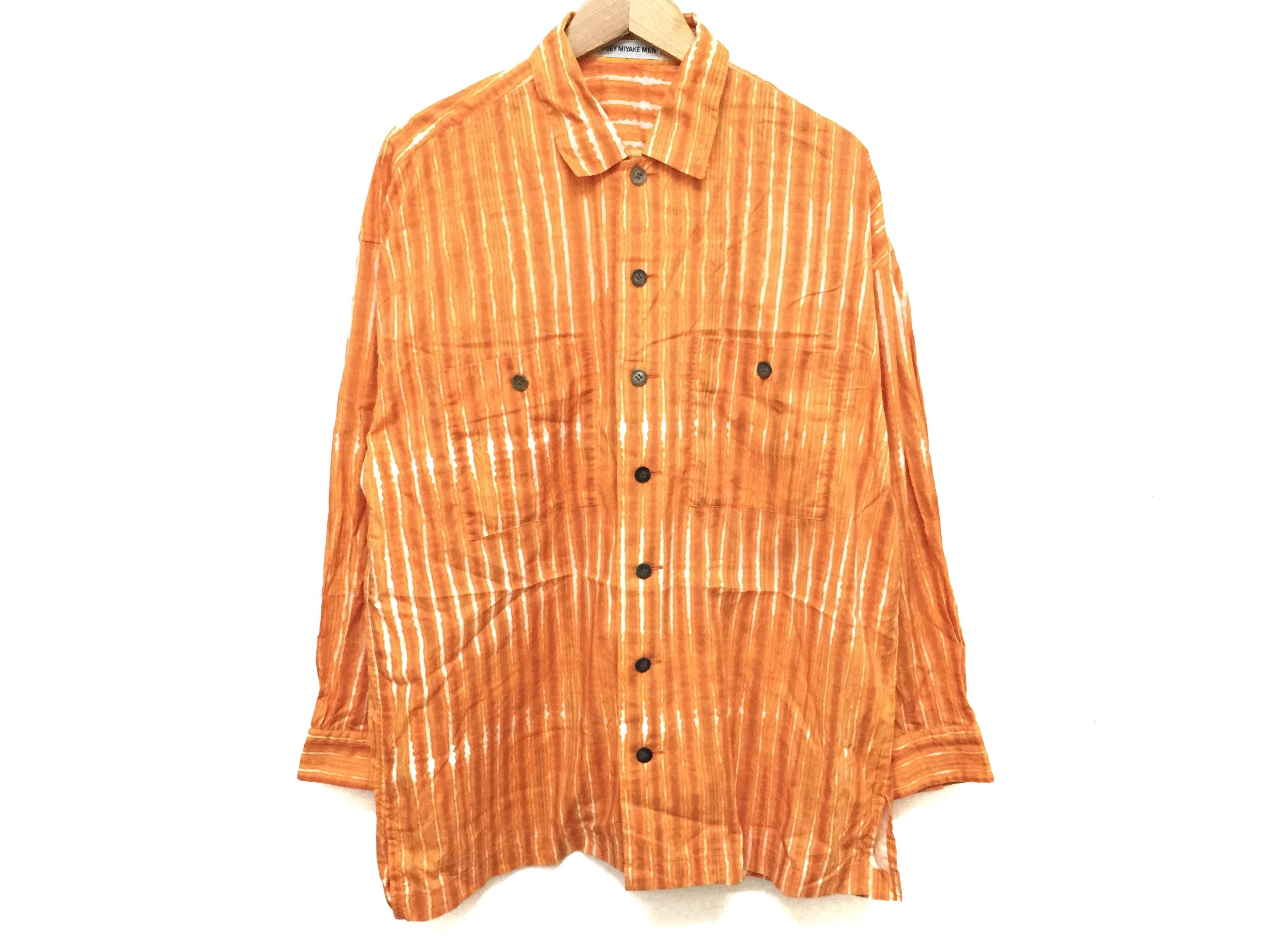 Issey Miyake SS96 Tie Dye stripe oversize button up shirt Size US M / EU 48-50 / 2 - 2 Thumbnail