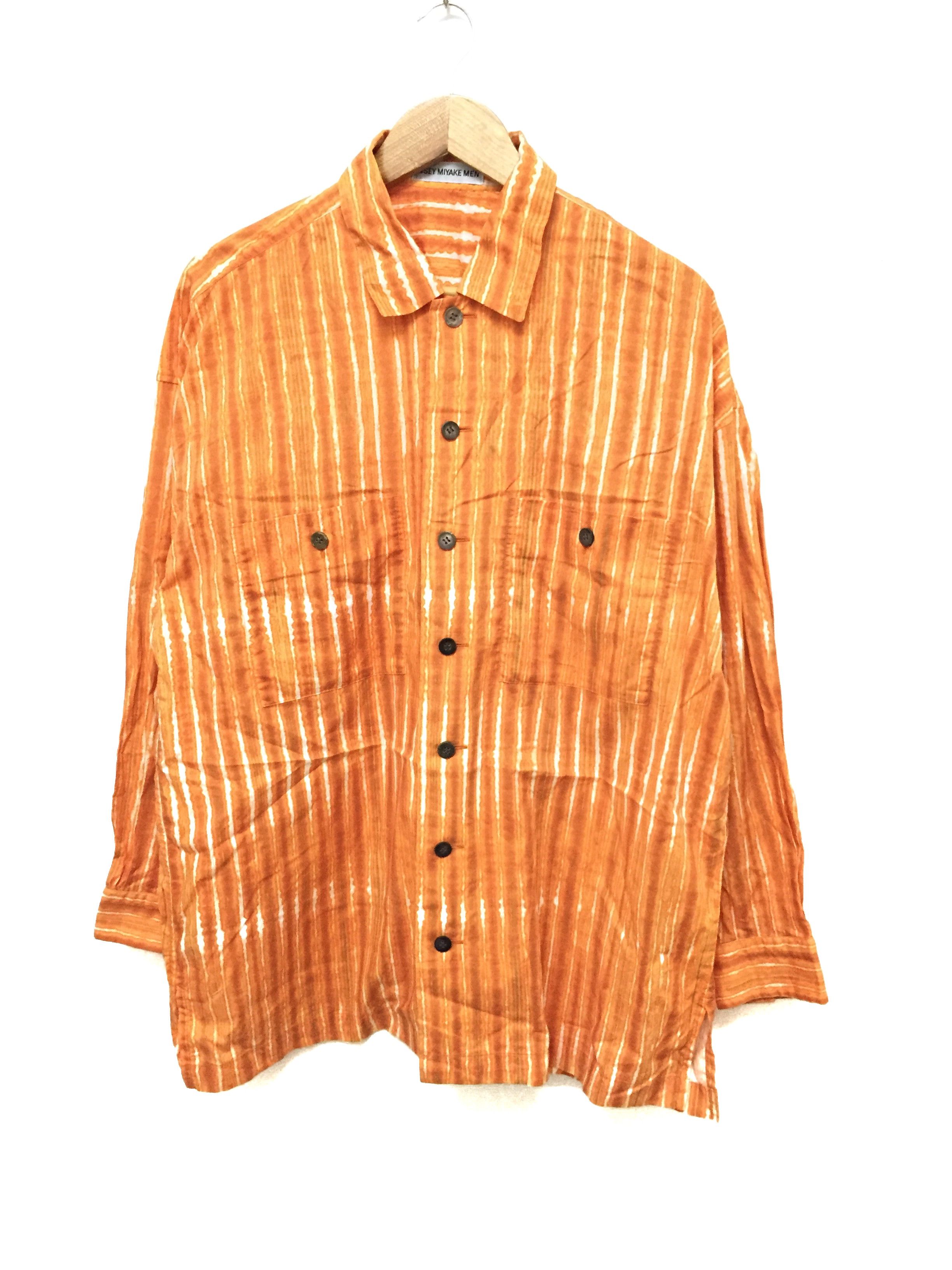 Issey Miyake SS96 Tie Dye stripe oversize button up shirt Size US M / EU 48-50 / 2 - 1 Thumbnail