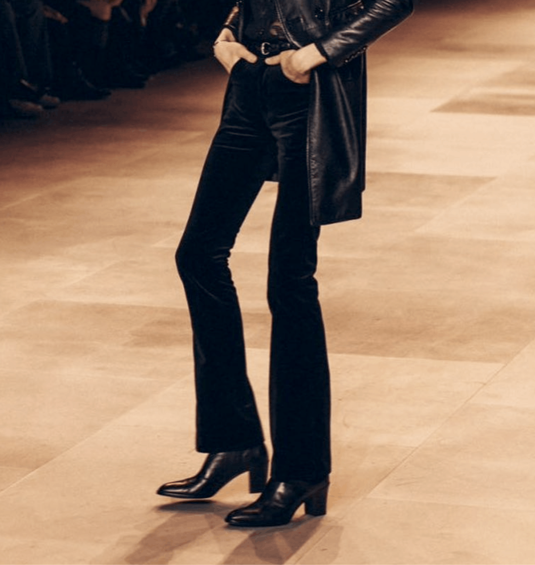 Celine × Hedi Slimane *GRAIL* AW20 BRAND NEW SHINY PYTHON LEATHER PAGES BOOTS Size US 12 / EU 45 - 25 Thumbnail