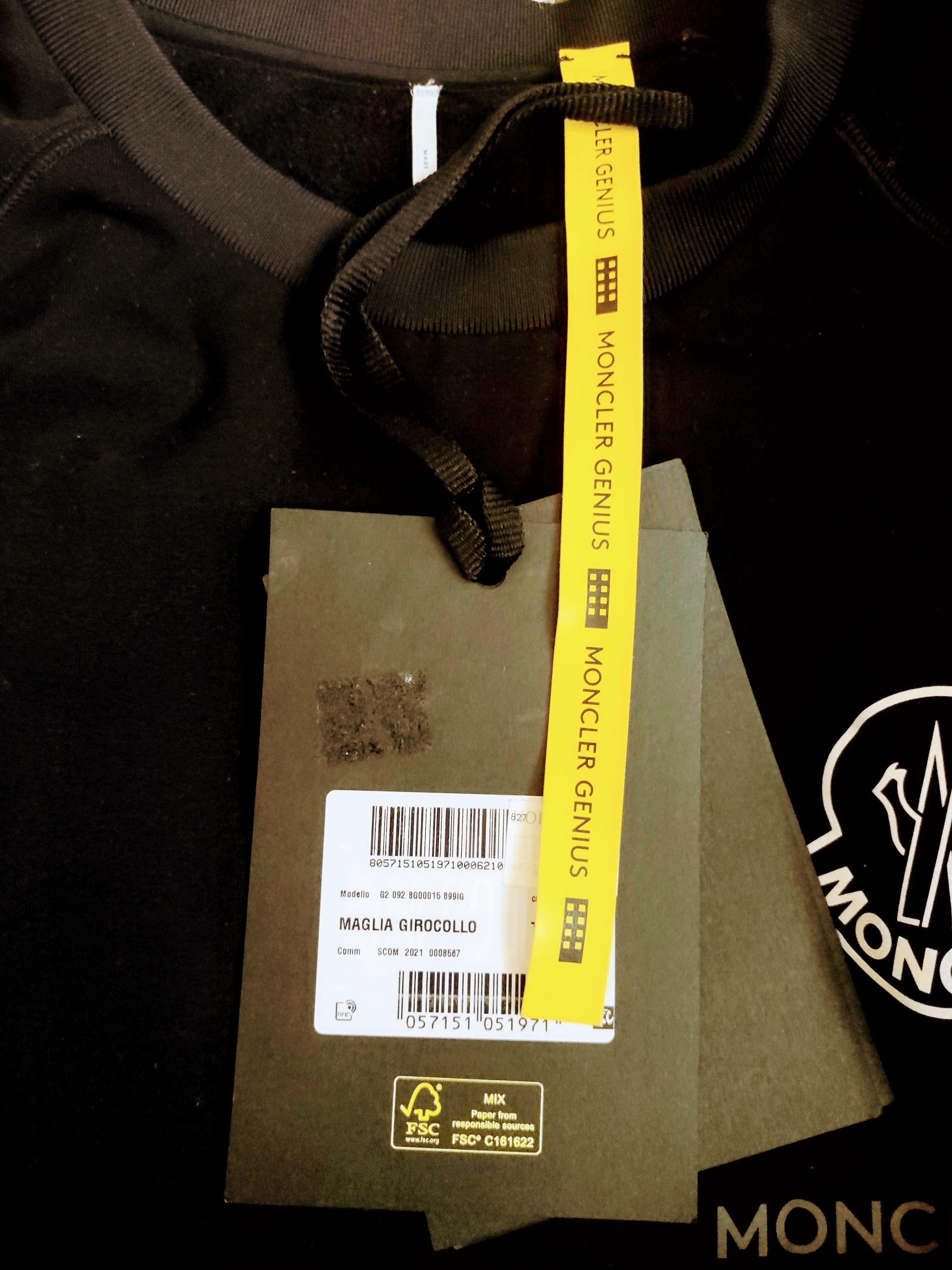And Wander 2 Moncler 1952 x And Wander Reflective Logo Sweatshirt Size US XXL / EU 58 / 5 - 11 Thumbnail